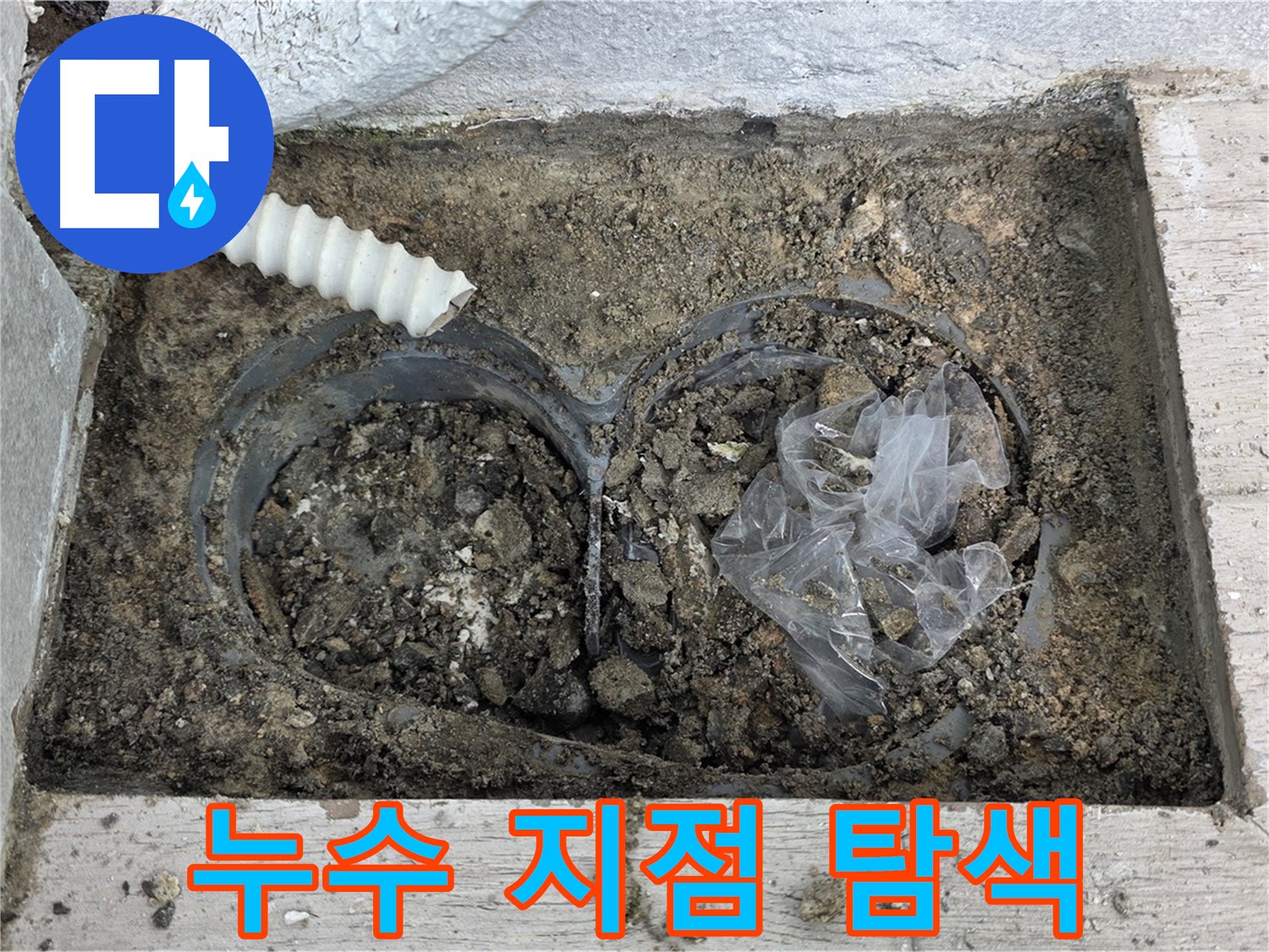노원구 중계동 청구3차 아파트에서 땅속 배관 누수 지점을 찾고 있습니다 - 첨단 장비와 기술력으로 정확하게!