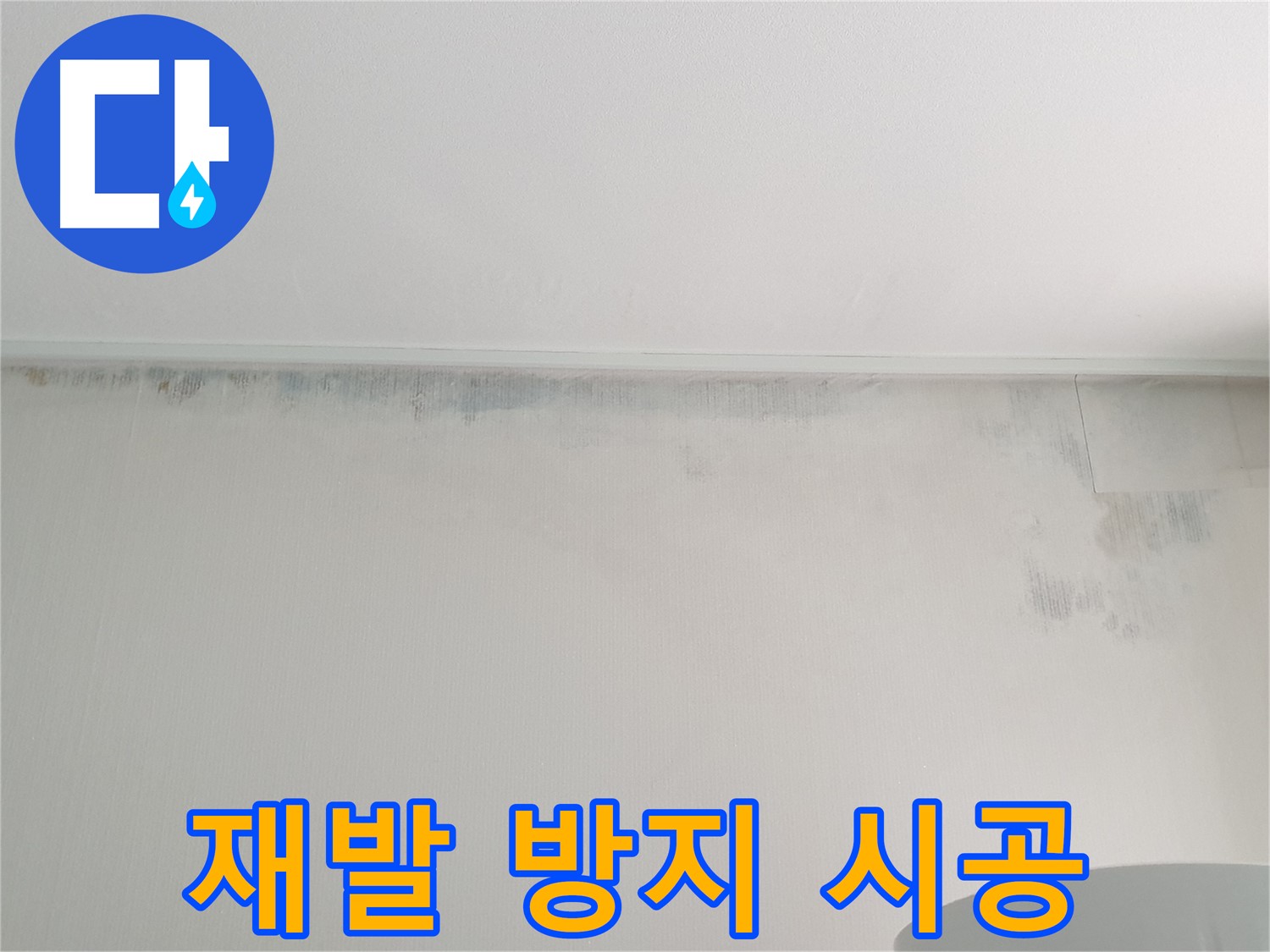 중계2동 아파트 벽 곰팡이 사진 - 재발 방지 시공