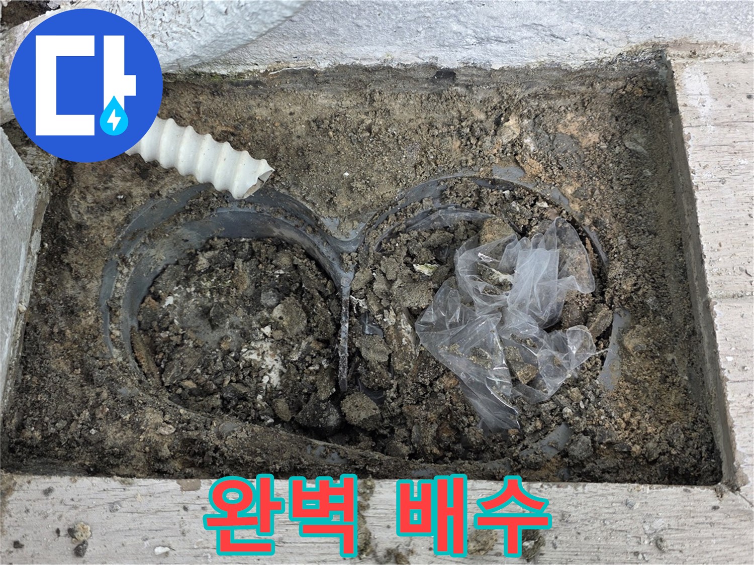 중계동 청구3차 아파트 누수 - 배수구 막힘 해결, 완벽한 배수로 변신!