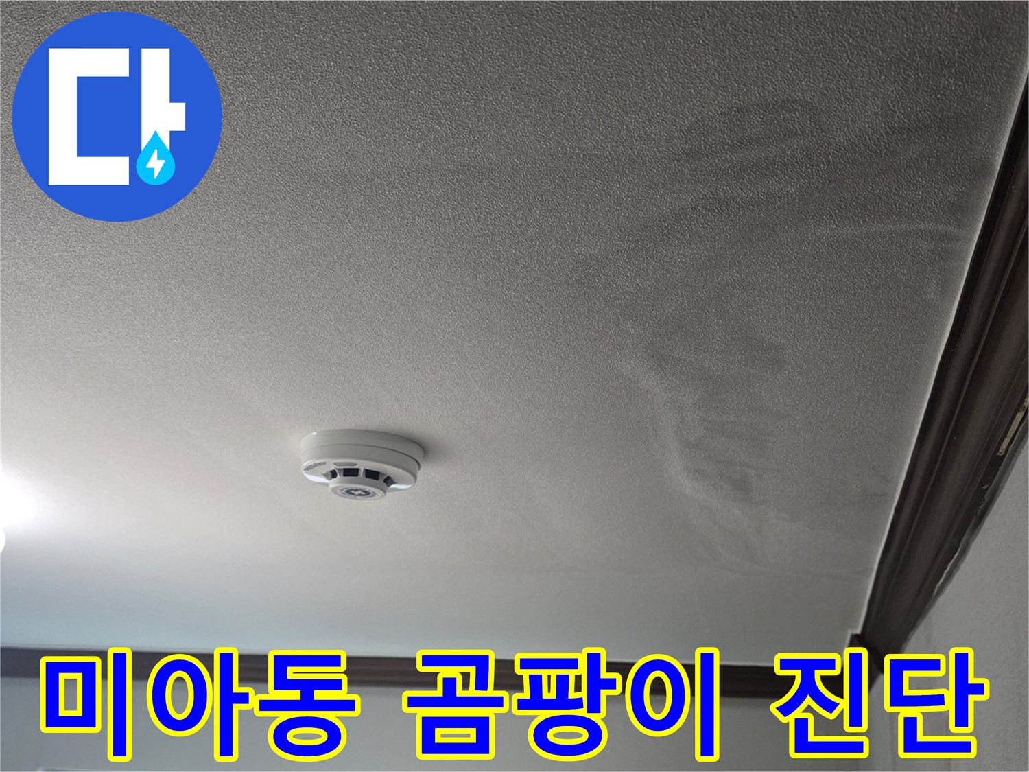 미아동 누수 - 젖은 천장, 곰팡이 발생 위험