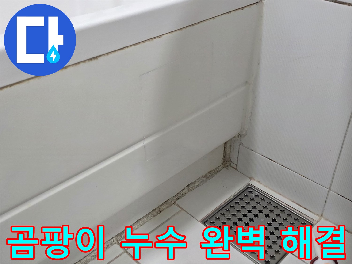 일산서구 가좌동 곰팡이 핀 욕조 실리콘 누수 완벽 해결