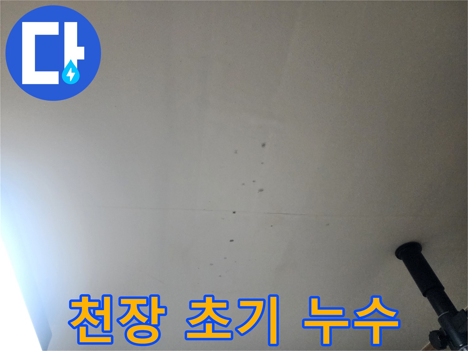 천장 초기 누수 - 작은 누수 흔적도 놓치지 않고 꼼꼼하게 점검합니다.