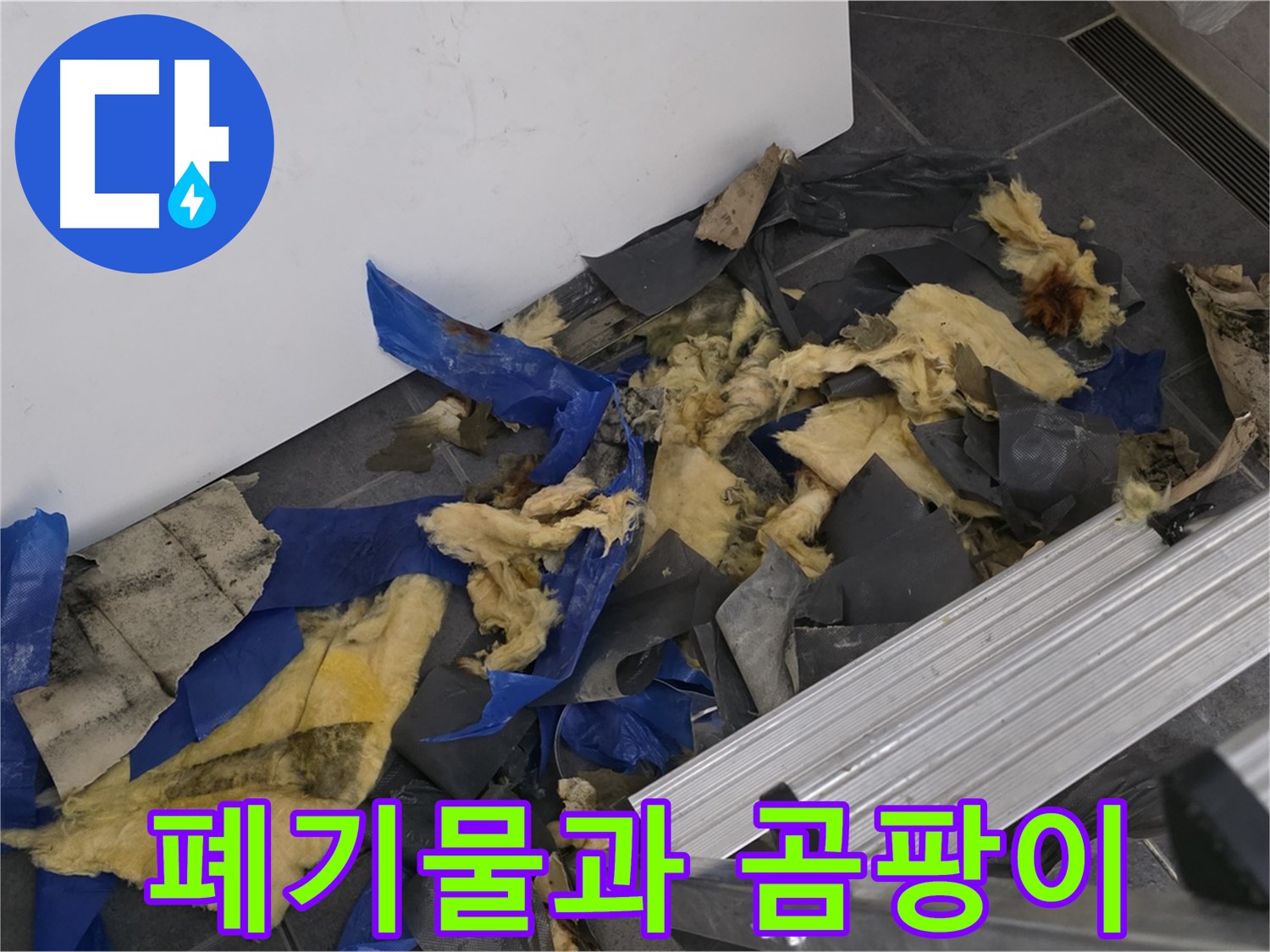 중계동 라이프청구신동아 아파트 - 젖은 폐기물과 곰팡이 - 건강 위협