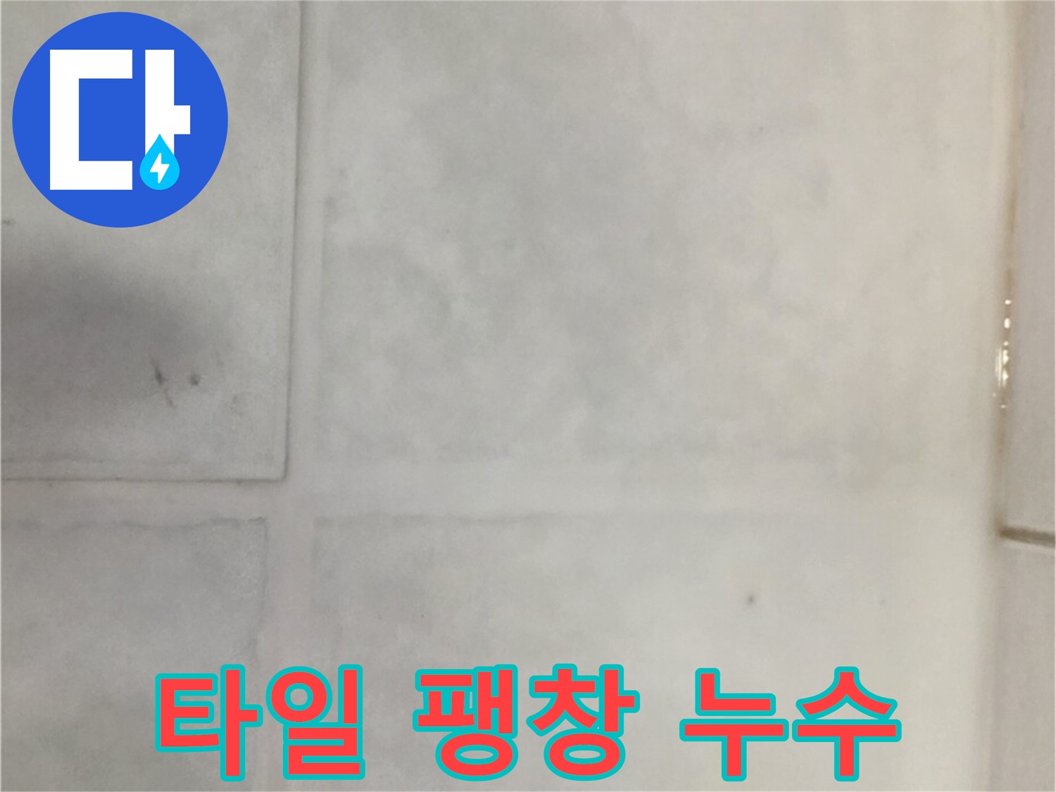 과천 누수 - 욕실 타일 팽창 누수, 타일 재시공 및 방수 처리