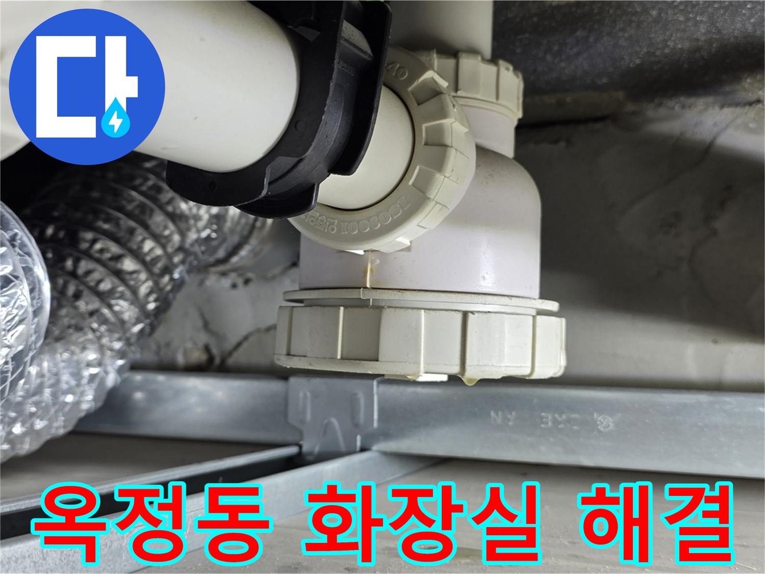 양주 옥정동 아파트 화장실 하수 배관 누수 해결 현장