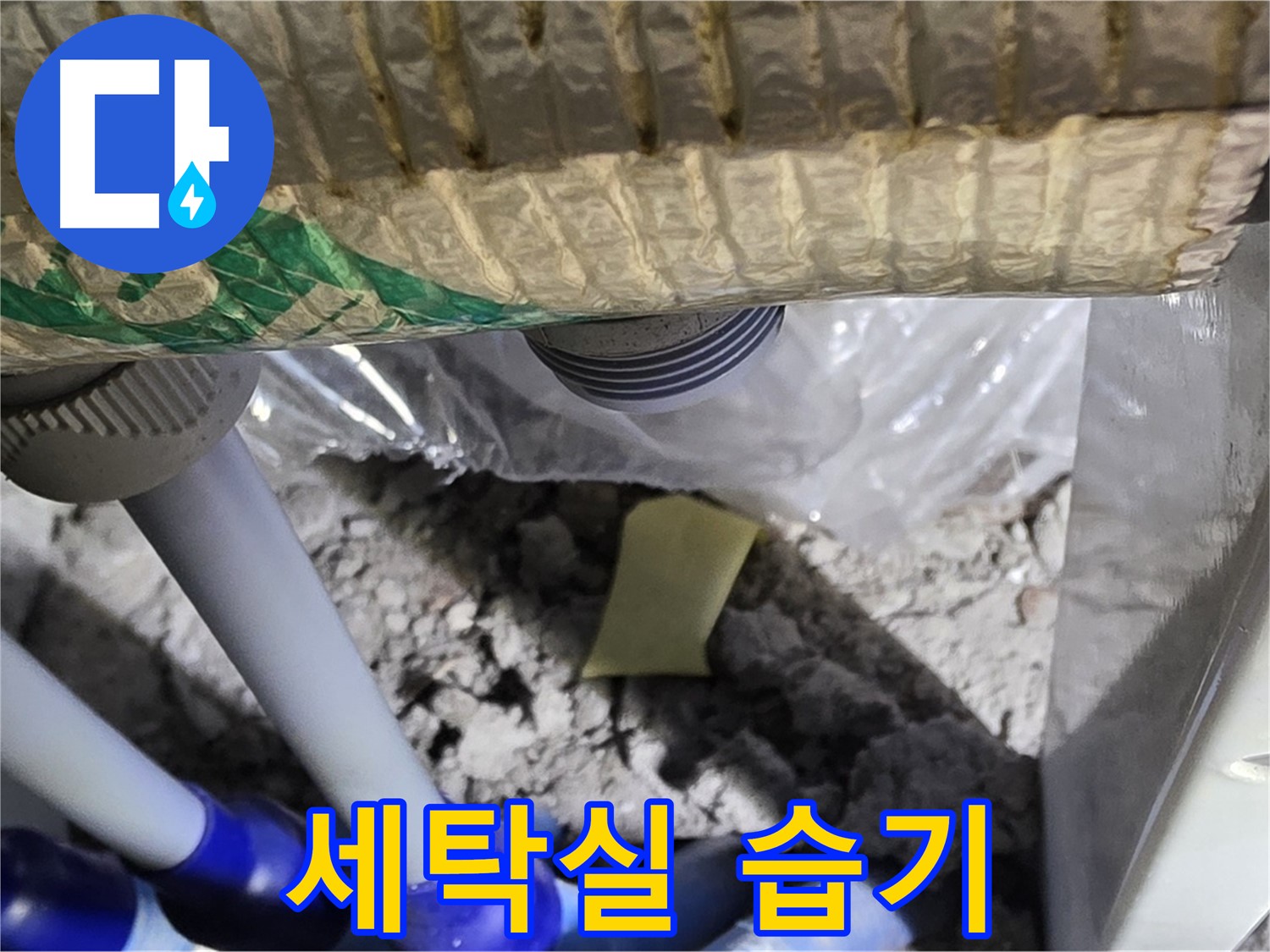 세탁실 - 습기 및 곰팡이 주의