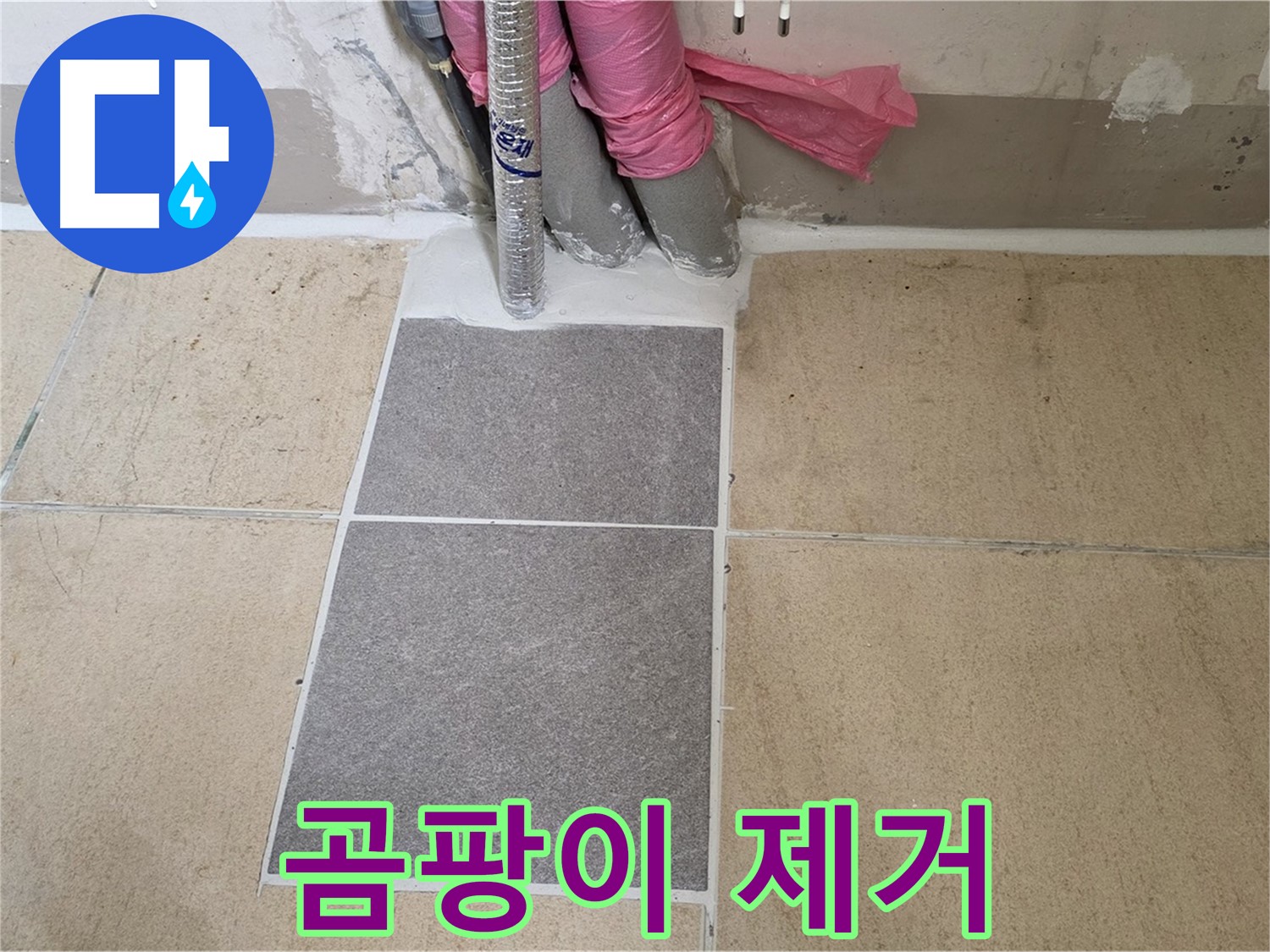 양주 삼숭동 자이아파트 107동 욕실 곰팡이 제거 - 누수와 함께 곰팡이까지 깨끗하게 제거하여 쾌적한 욕실을 만들었습니다.