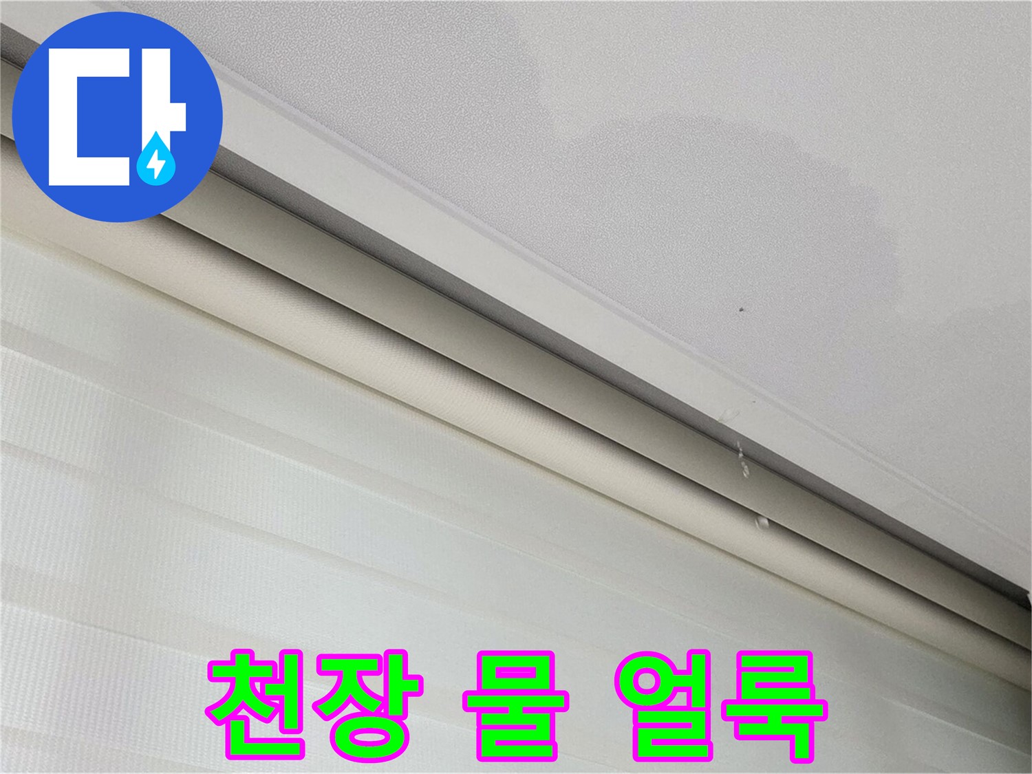 양주 삼숭동 자이아파트 107동 천장 물 얼룩 - 긴급 누수 진단 필요