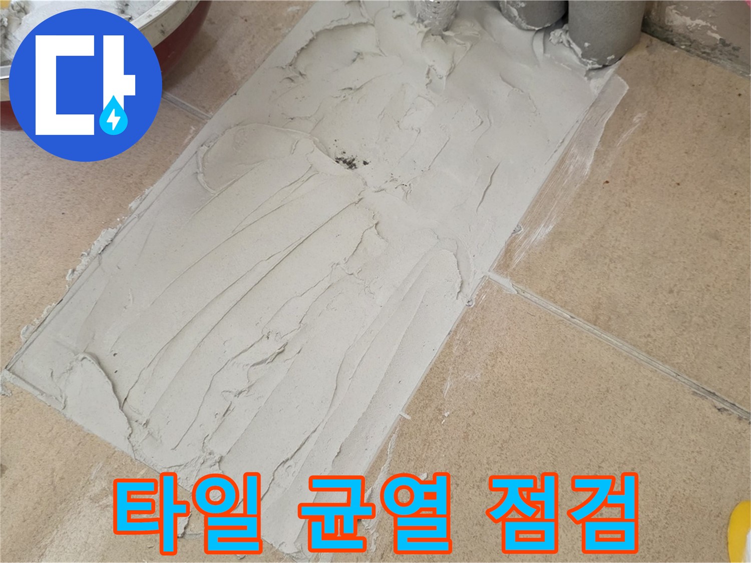 양주 삼숭로 자이아파트에서 타일 균열을 점검했습니다 - 작은 균열도 놓치지 않는 꼼꼼한 진단!