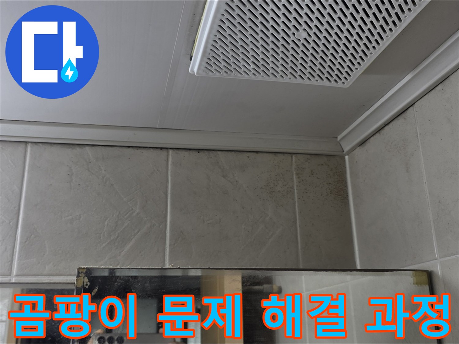 당산동 강변래미안 누수 공사 - 욕실 천장 곰팡이 문제 해결 과정을 상세히 보여드립니다.