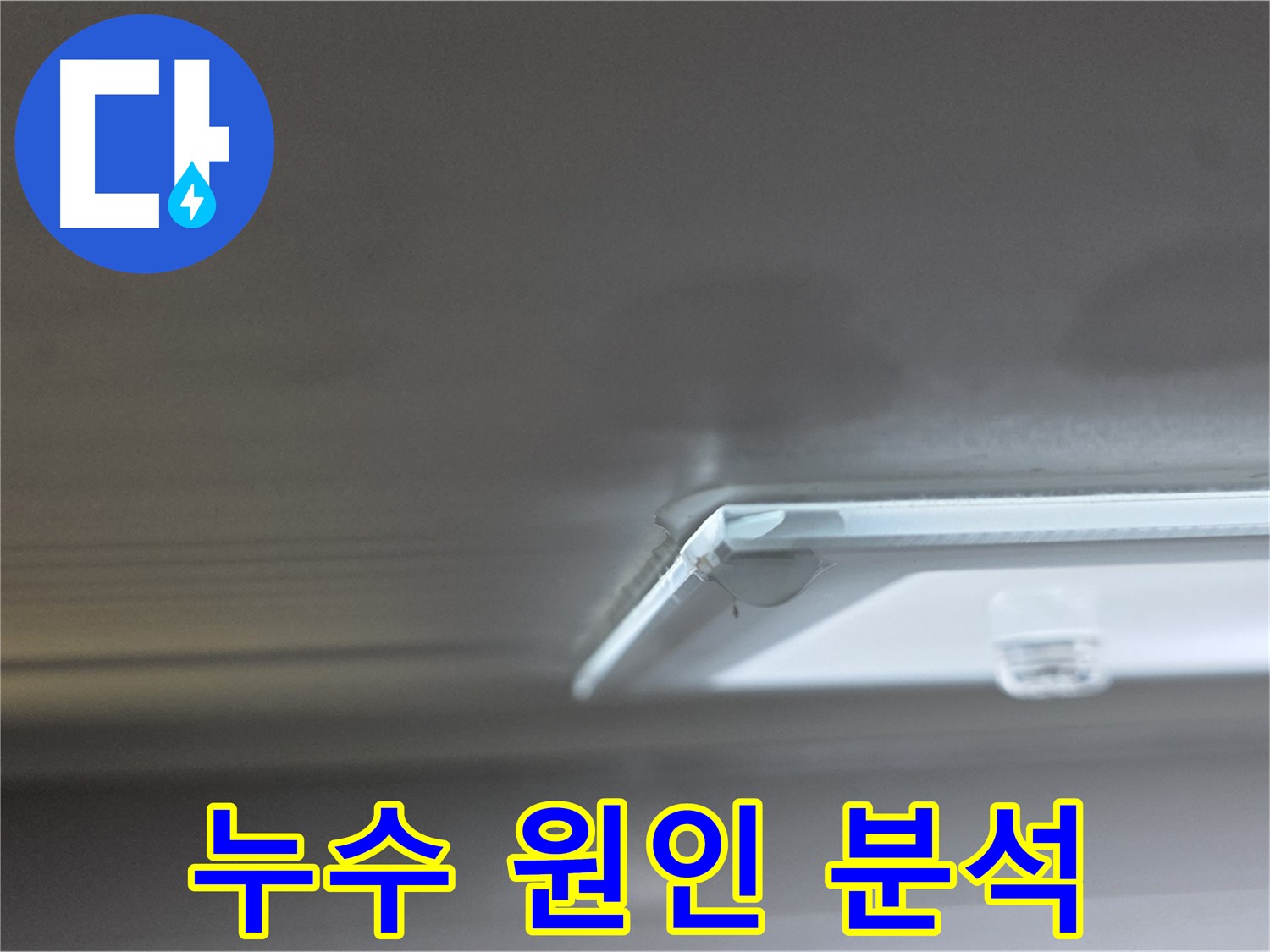 옥정 율정마을 1309동 아파트 천장 누수 - 초기 누수 원인을 상세하게 분석하고 해결책을 제시하고 있습니다.