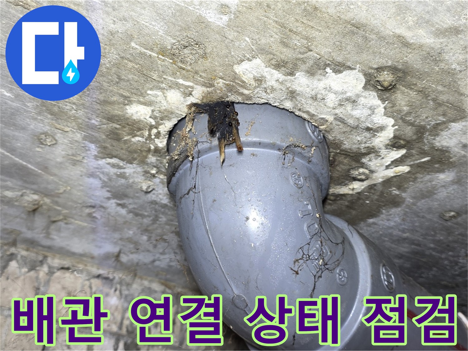강북구 수유동 삼광빌라 누수 - 배관 연결 상태를 꼼꼼하게 점검