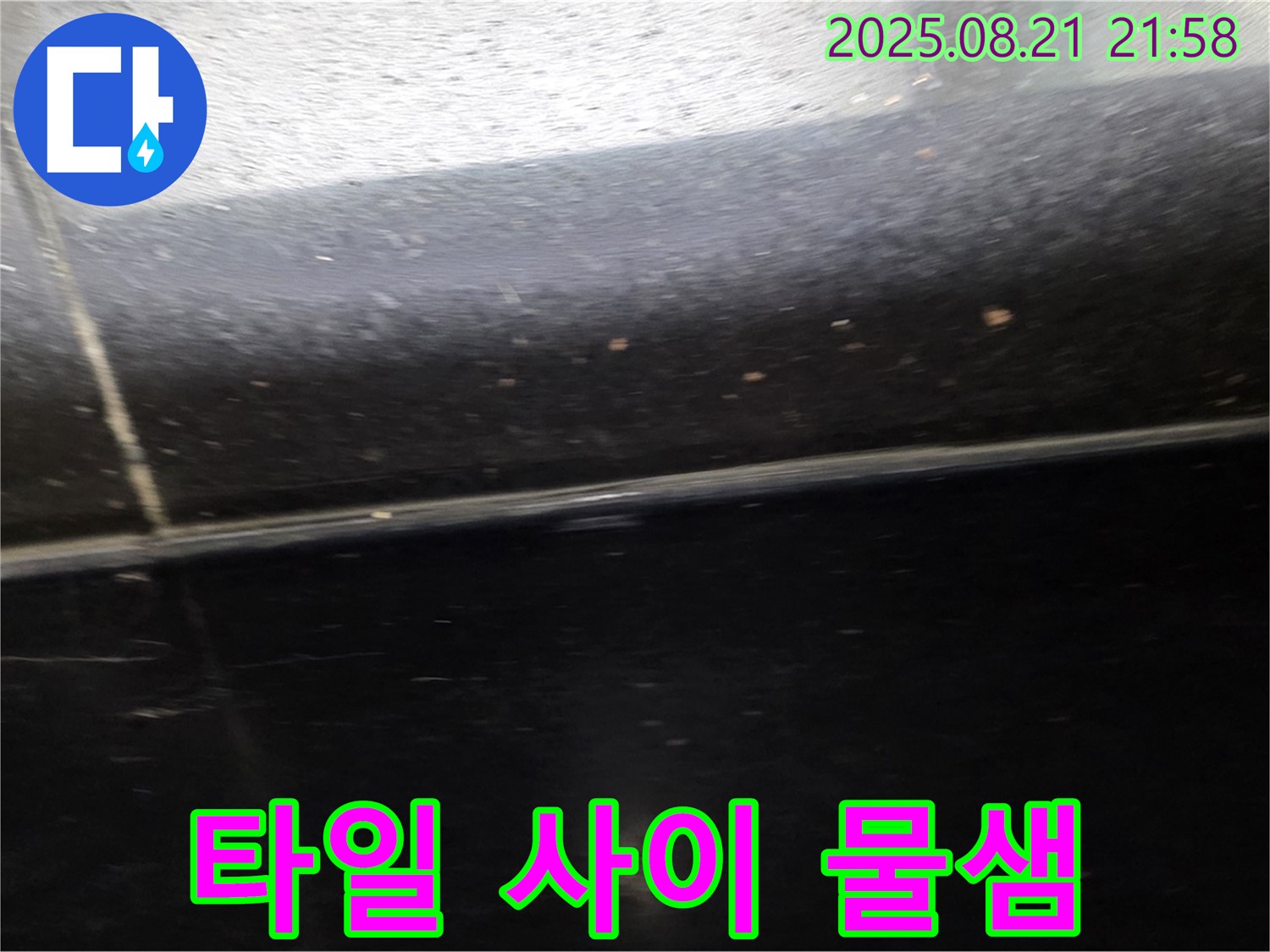 고양시 일산에서 발생한 타일 사이 물샘 - 누수탐지 전문 업체에서 확실하게 해결해 드립니다.