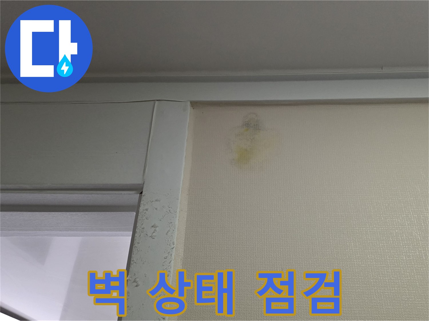 분당 운중동 산운마을 아파트 벽 상태 점검 - 초기 누수 진단