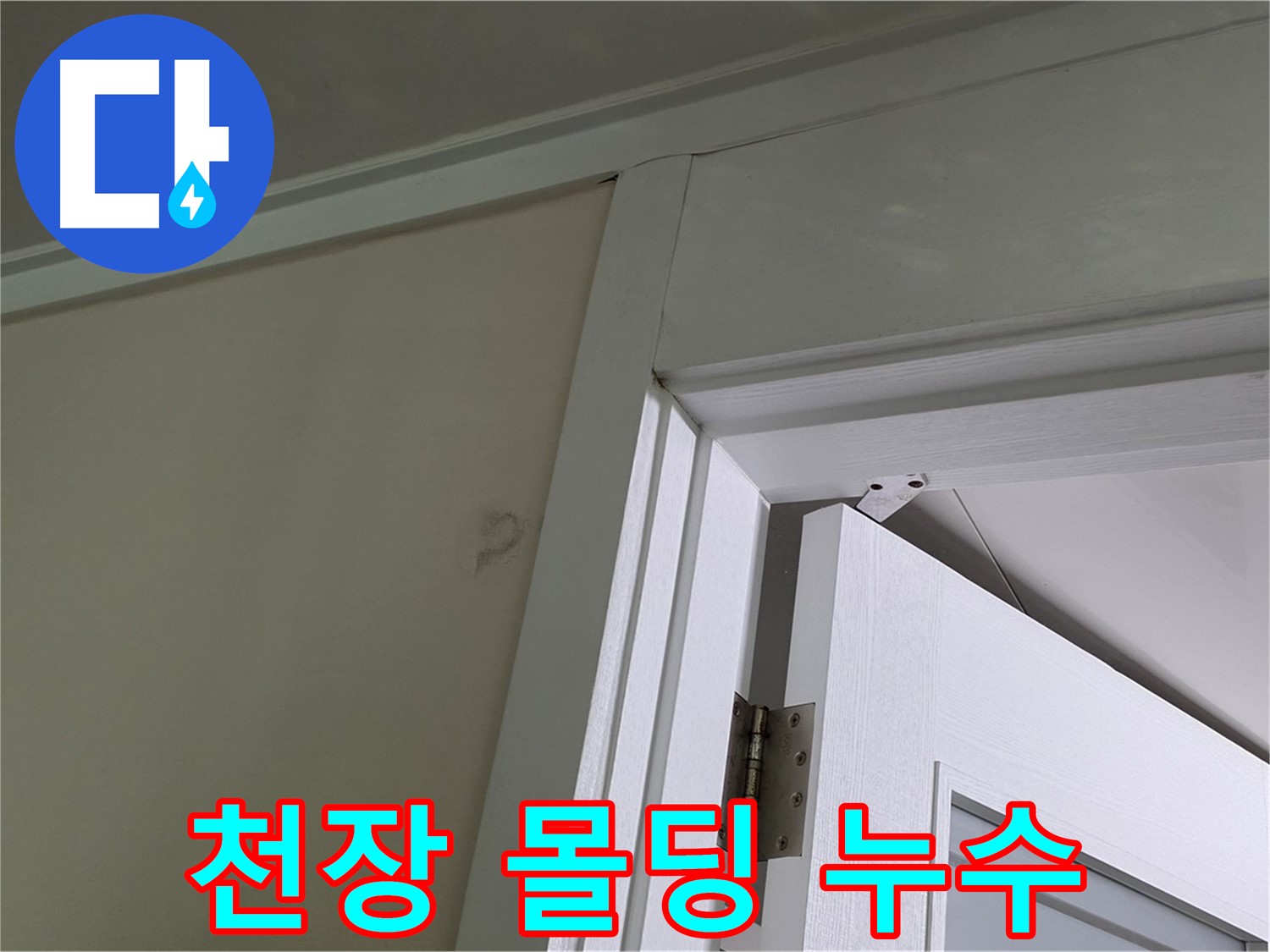분당 운중동 산운마을 아파트 - 천장 몰딩에서 발견된 누수 - 꼼꼼한 점검으로 누수 원인을 파악하고 해결합니다.