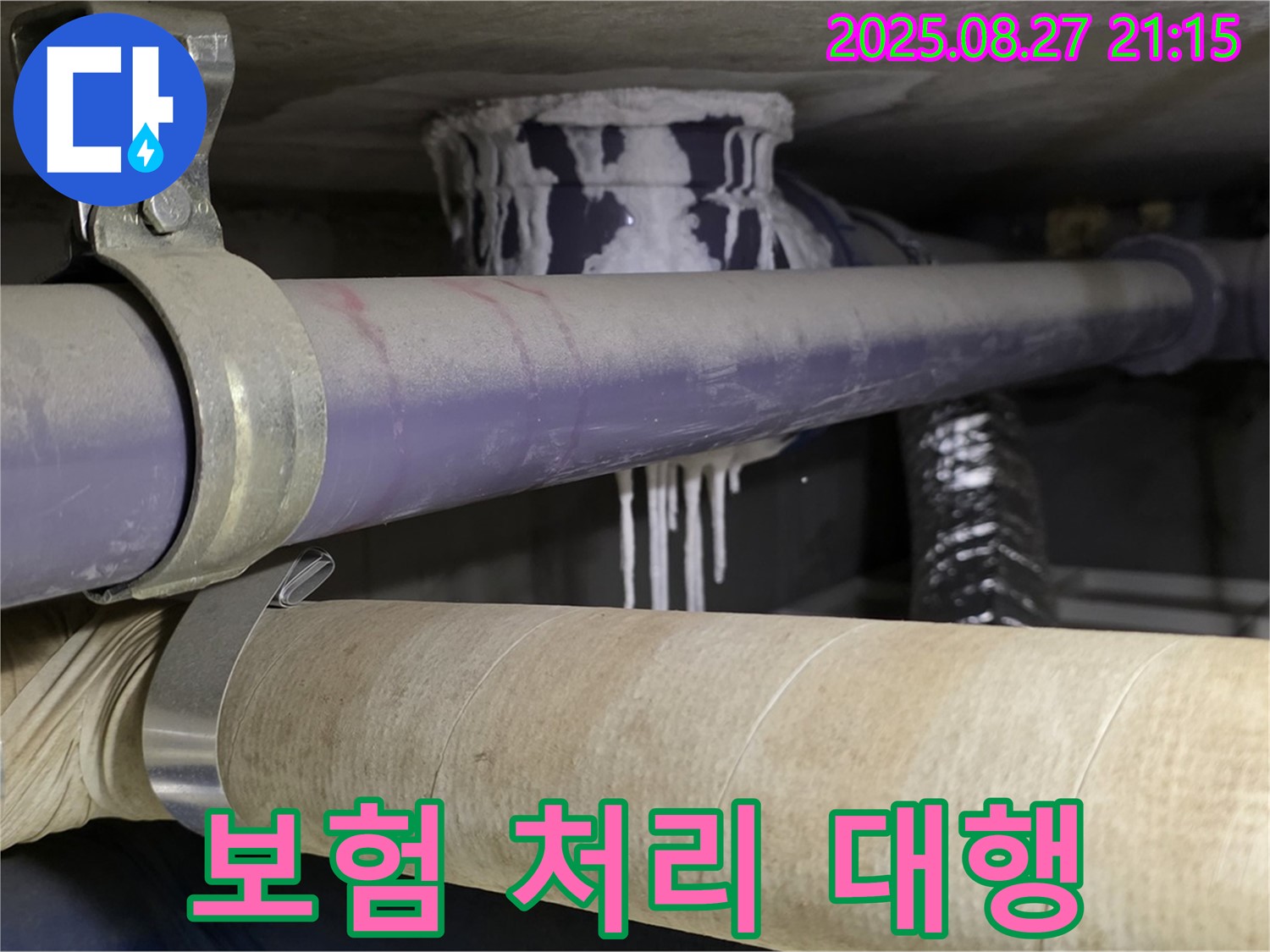 분당구 운중동 산운로 아파트 - 누수 보험 처리, 복잡하면 전문가에게
