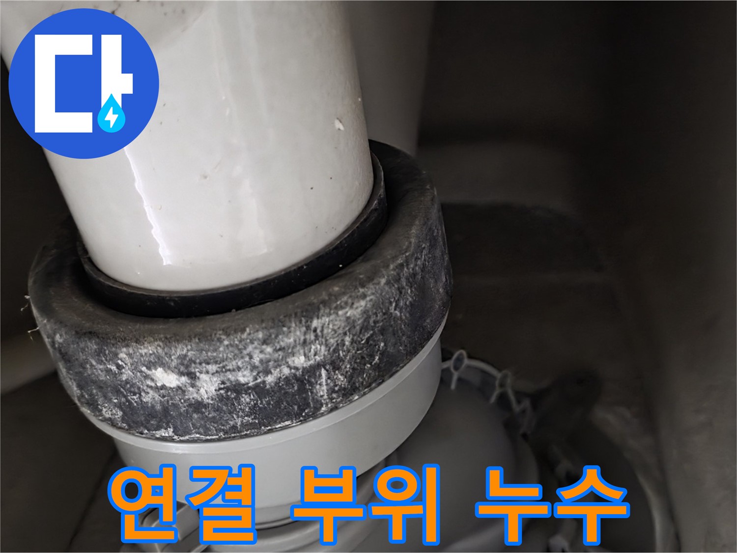 성남 분당 운중동 산운마을 변기 누수 - 변기 연결 부위에서 누수가 발생하고 있습니다