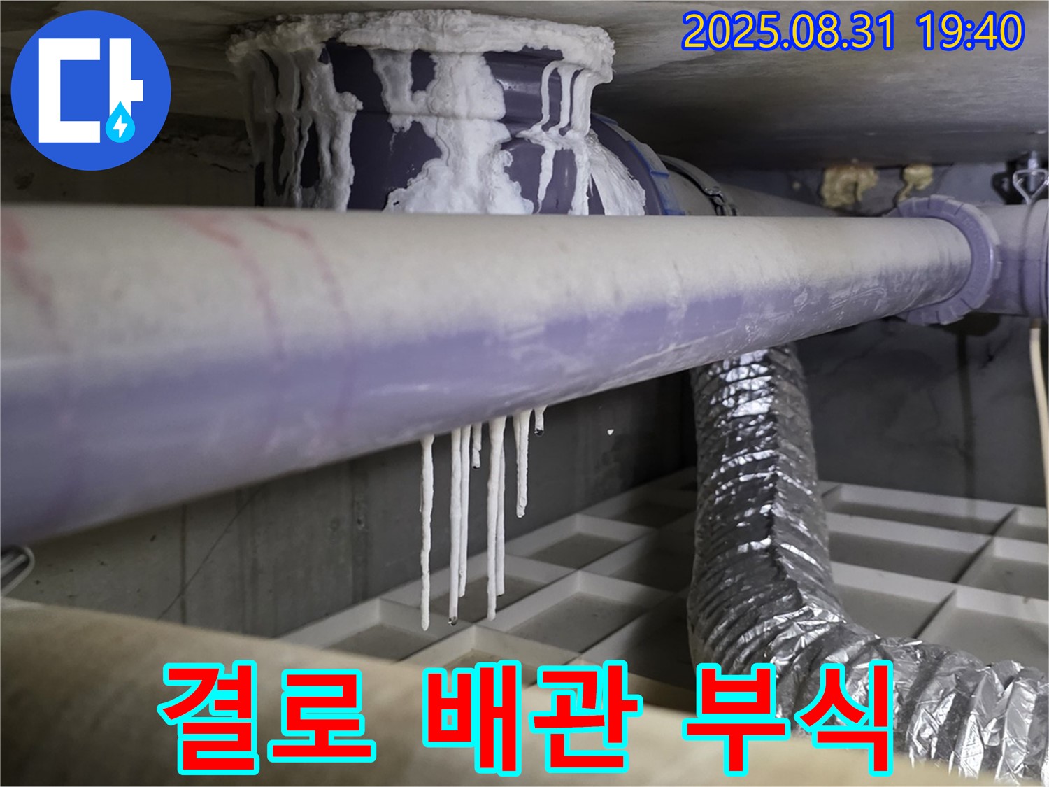 분당 산운동 누수 - 결로와 배관 부식으로 인한 누수 - 정확한 원인 파악과 꼼꼼한 보수