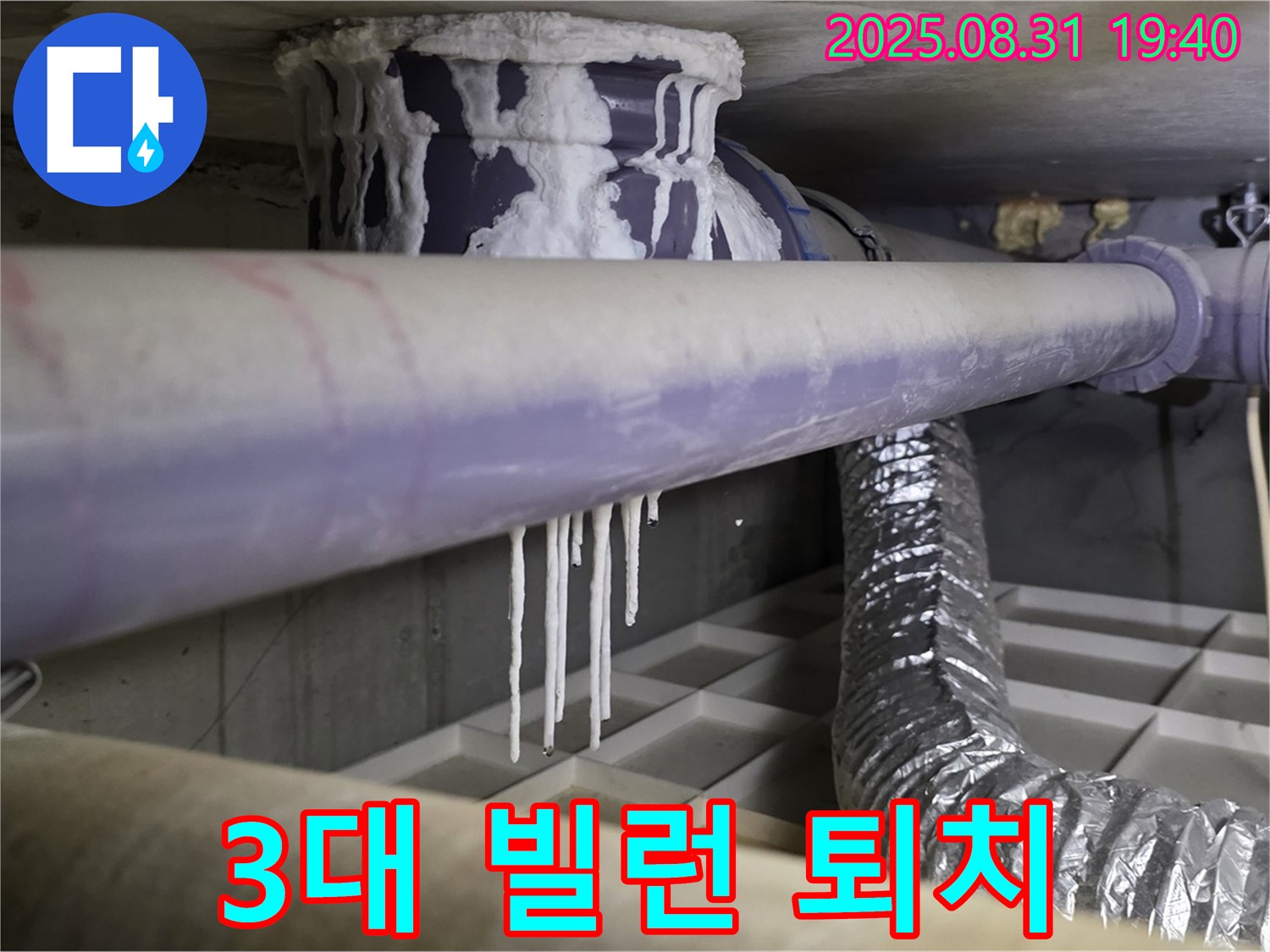 산운리 배관 누수 - 석회수, 곰팡이, 악취 3대 빌런 완전 퇴치 - 쾌적한 환경으로