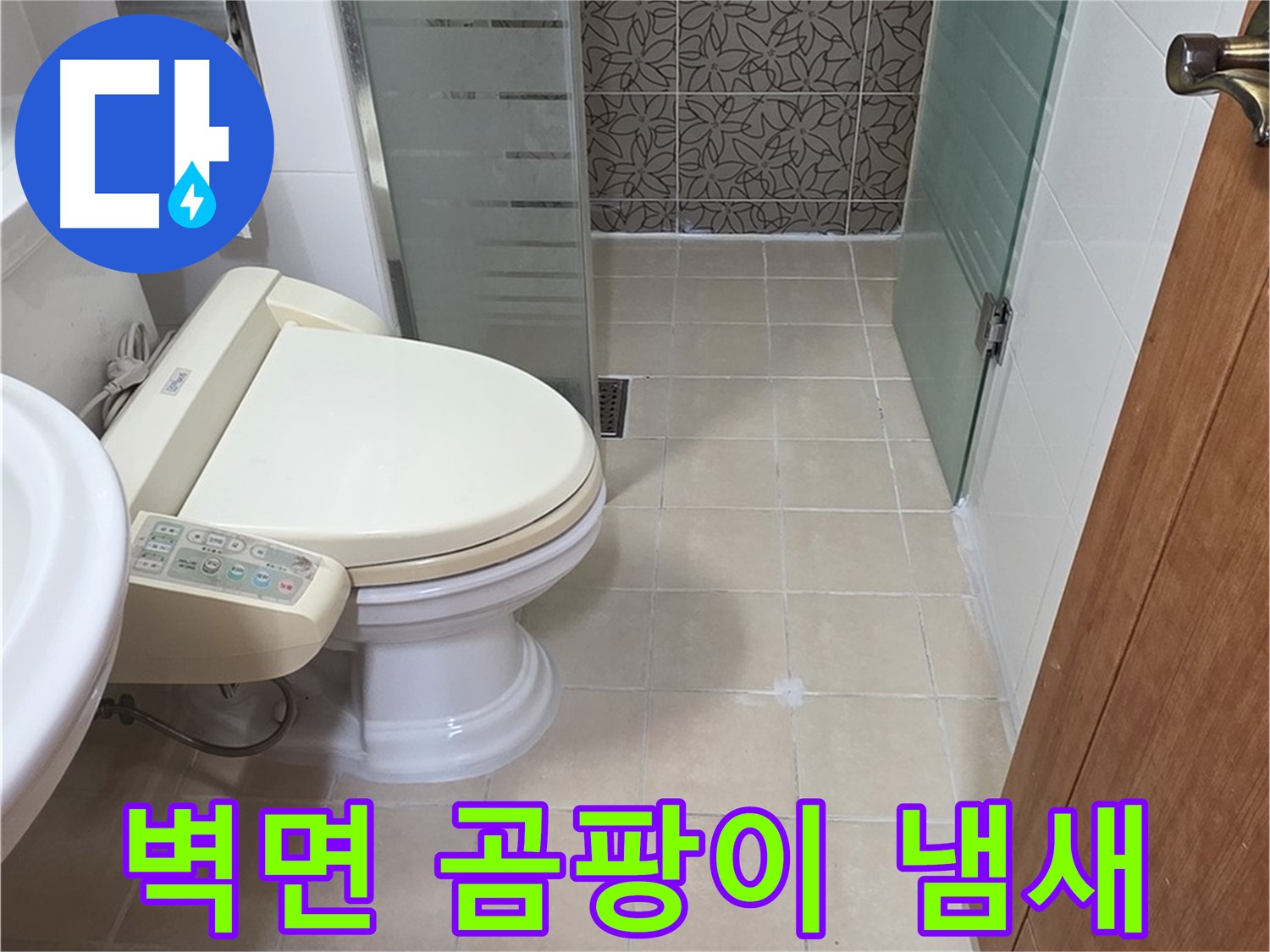백석읍 서광아파트 - 변기 뒤 벽면 곰팡이 냄새 - 방수 문제 분석