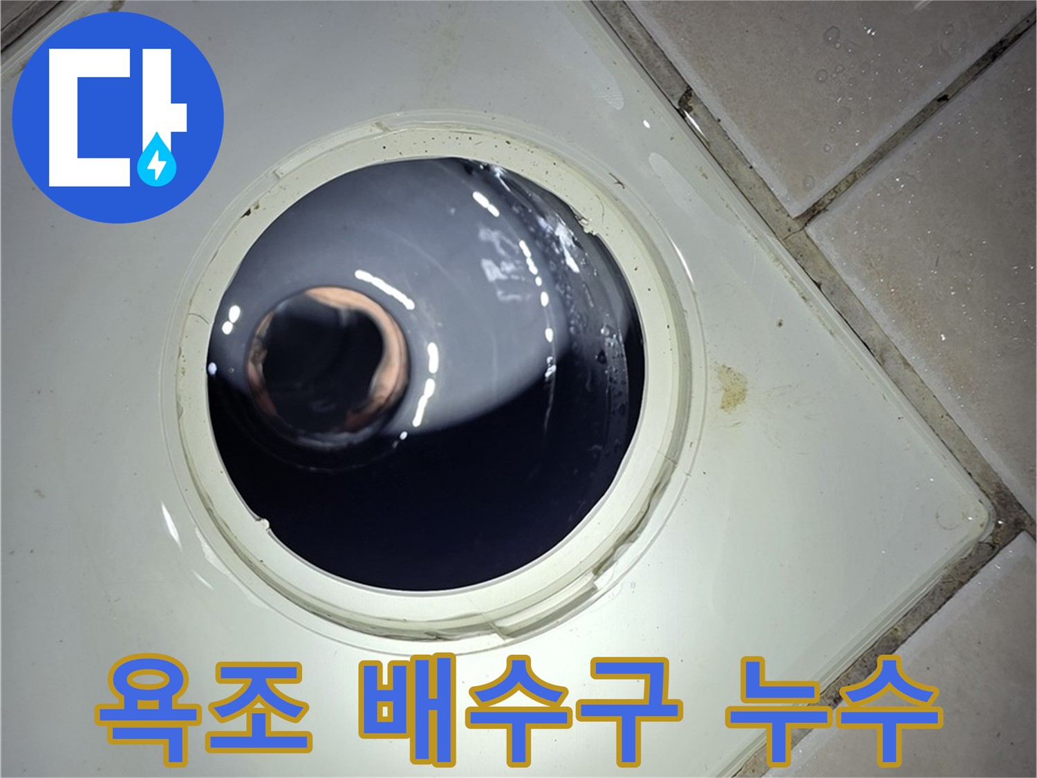 양주 백석 서광아파트 욕조 배수구 누수 - 누수 문제 해결 전문가