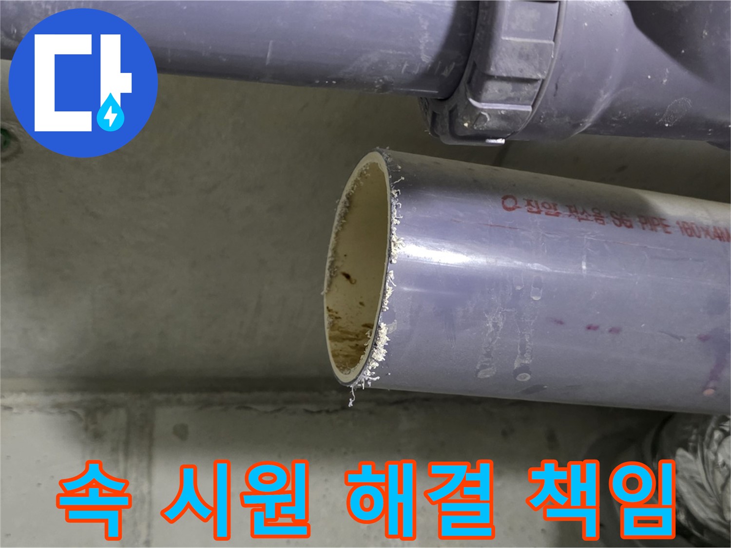 운중동 누수 현장 - 고객에게 누수 문제 해결 과정을 친절하게 설명하는 전문가 - 속 시원하게 해결해 드리고 책임지고 끝까지 함께하겠습니다!