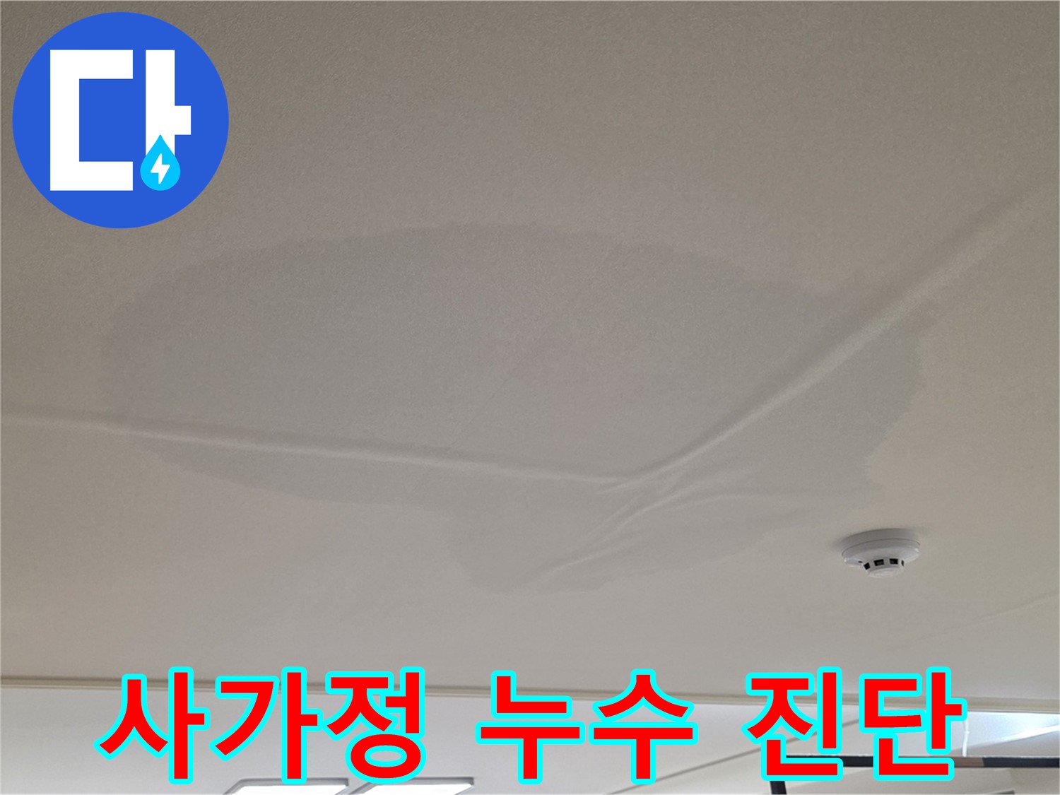 사가정 아파트 천장 누수 - 넓은 물 얼룩 - 정확한 진단 및 해결책