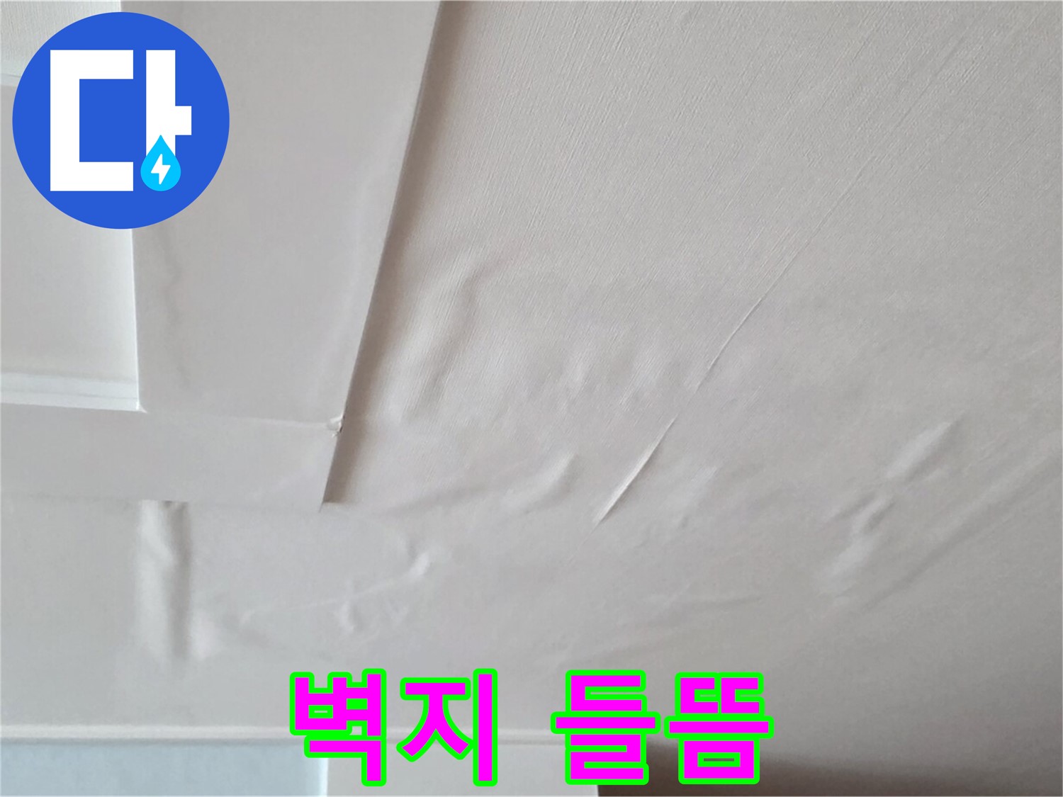 일동기산베스트빌 아파트 천장 누수 - 벽지 들뜸과 곰팡이 서식 환경