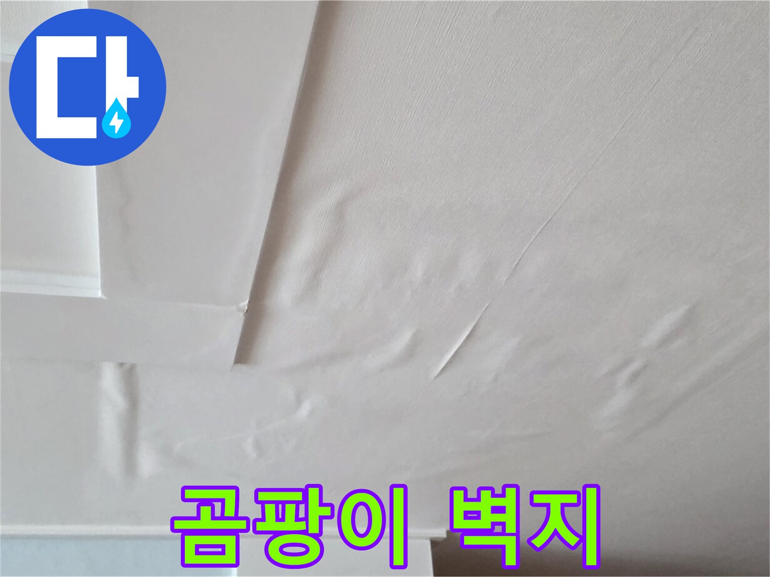 포천 일동 아파트 천장 누수 - 곰팡이 뒤덮인 벽지 - 우울증 유발