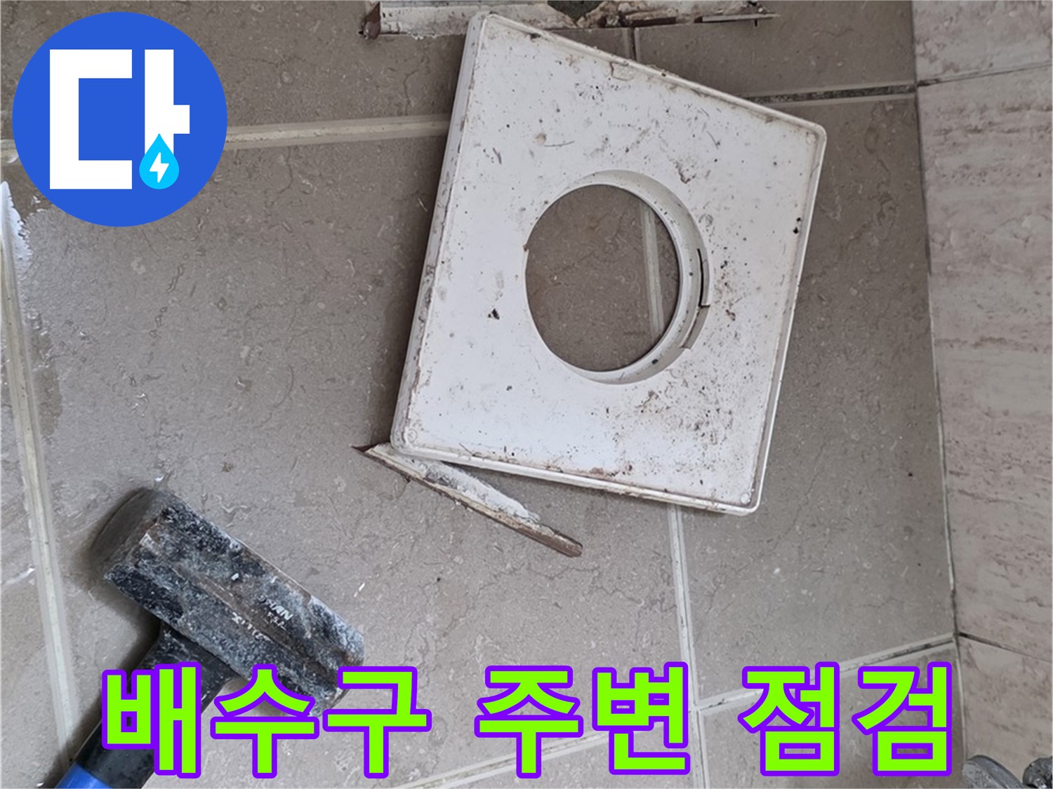포천 일동 아파트 화장실 배수구 주변 누수 - 꼼꼼한 점검으로 문제 해결