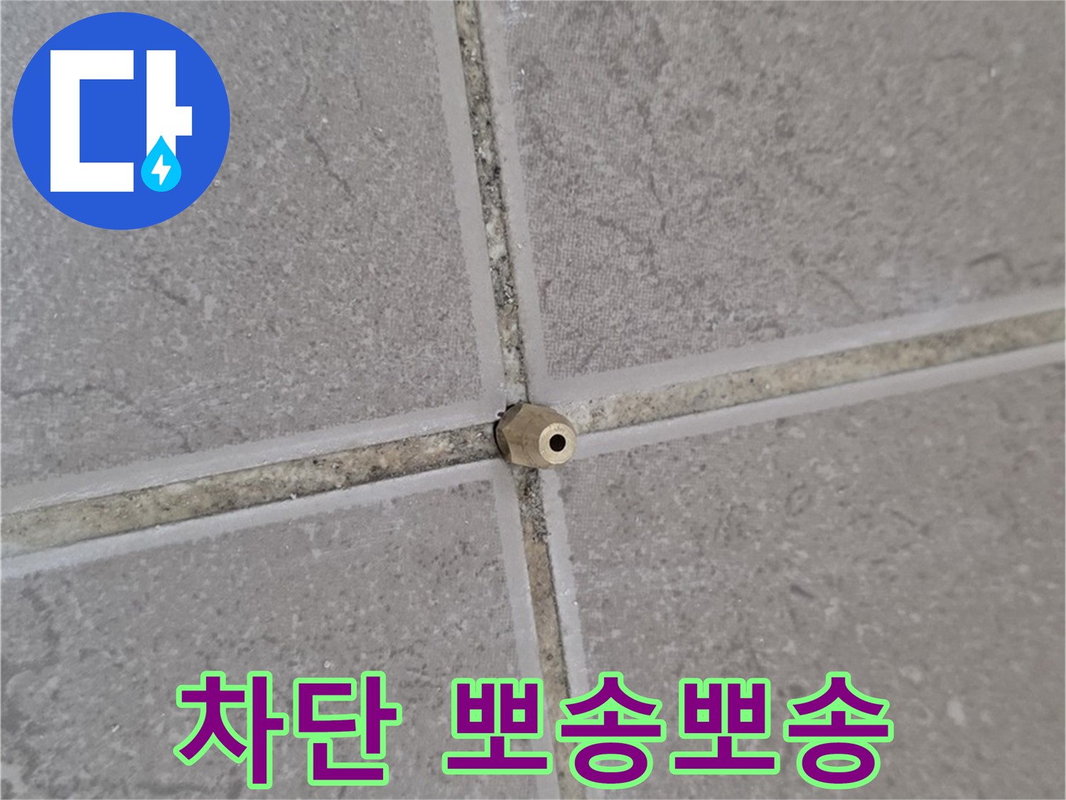 포천 일동 오래된 아파트 타일 틈새 - 주입구로 완벽 차단, 뽀송뽀송한 공간으로!
