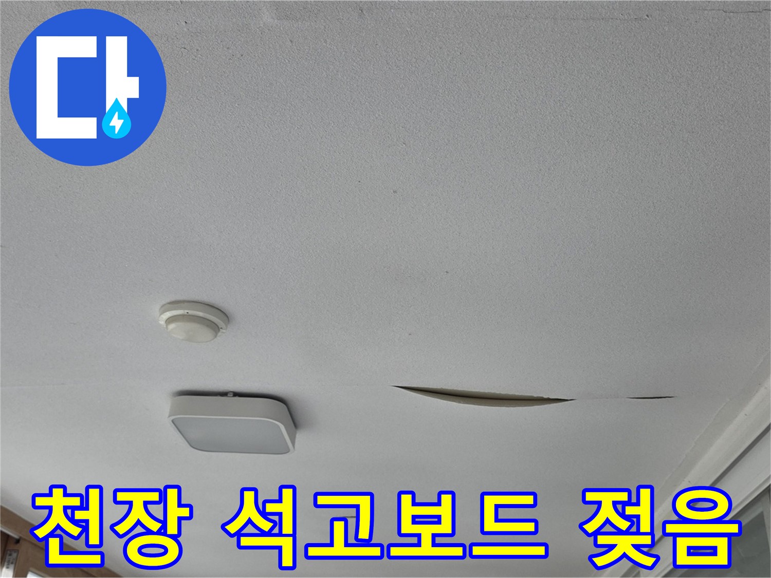 포천 일동면 아파트 천장 누수 - 석고보드 젖음 현상 확인 및 누수 원인 진단