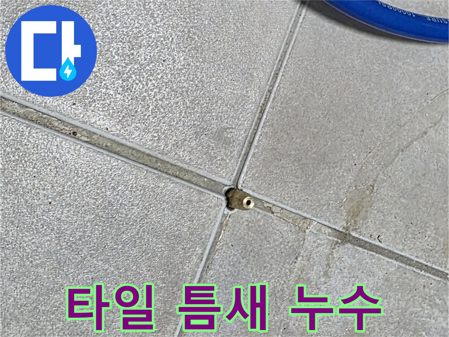양주 옥정 율정마을 아파트 타일 틈새 누수 - 누수 원인을 정확히 파악하고 완벽하게 차단합니다.