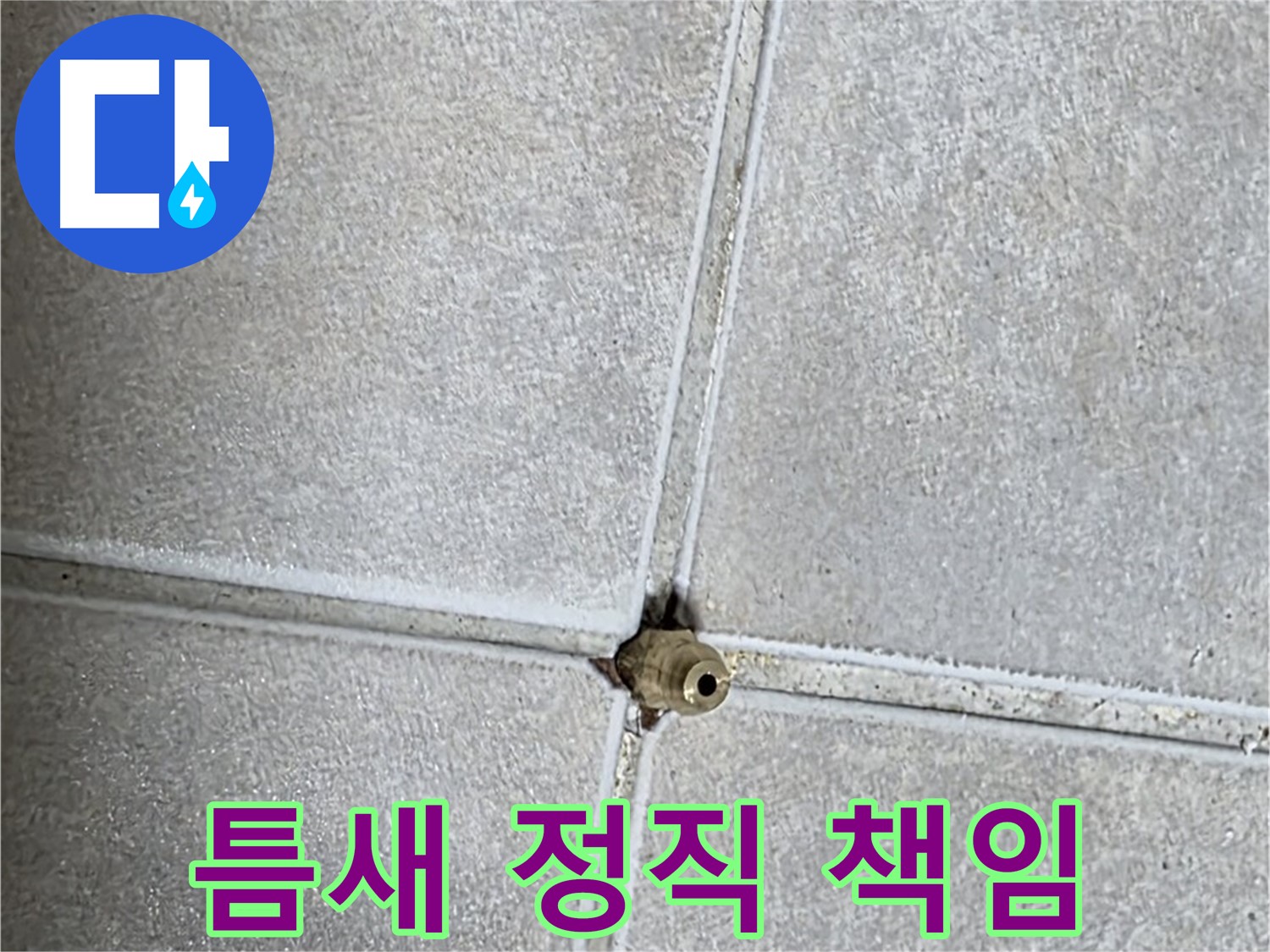 양주 옥정동 율정마을 아파트 누수 - 타일 틈새 누수, 정직한 가격으로 완벽하게 책임 시공해 드립니다!