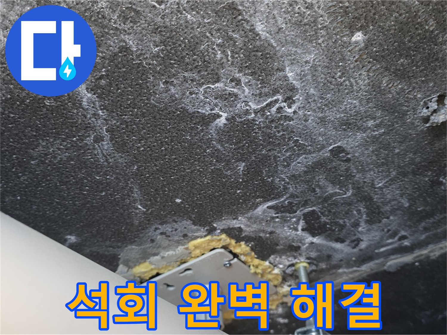 동패동 아파트 누수 - 천장 누수 석회 문제 완벽 해결 완료 사진