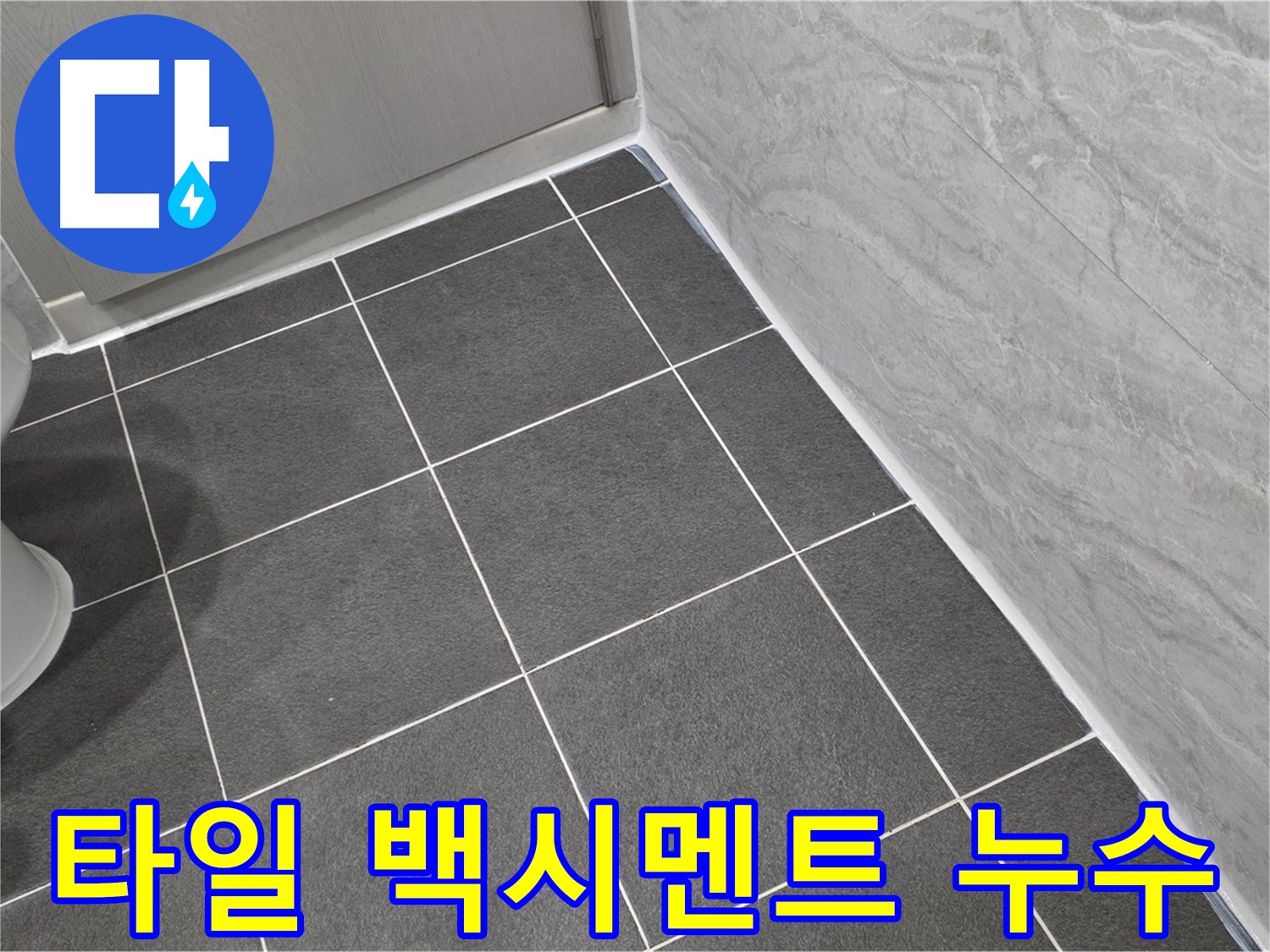 파주시 동패동 e편한세상 운정 어반프라임 욕실 타일 백시멘트 누수 해결 - 꼼꼼한 보수 작업