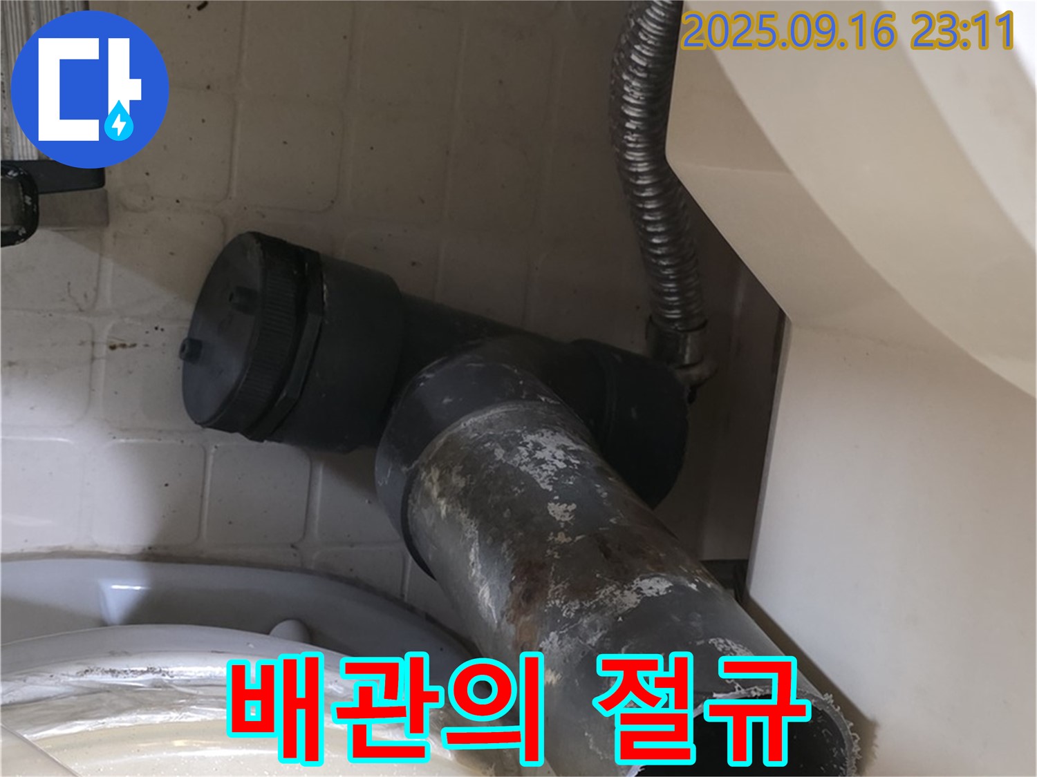 새절역 현대아파트 - 낡은 배관의 절규 - 은평구 신사동 변기 배수관 누수