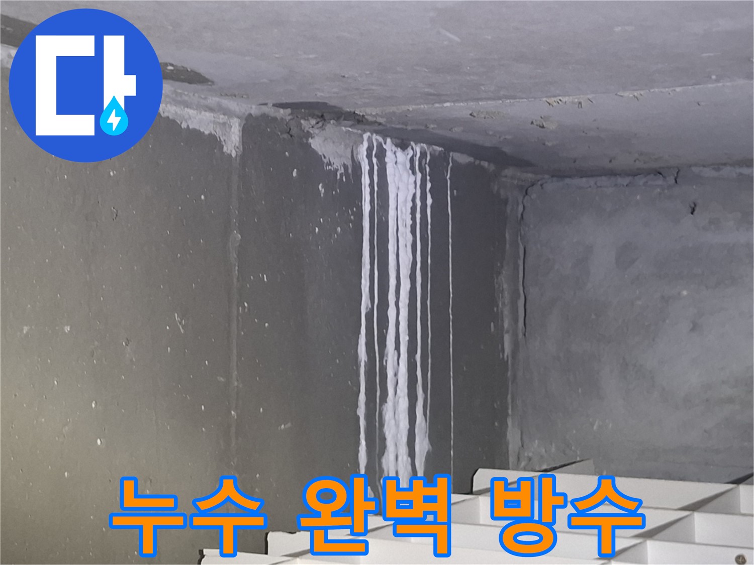 분당 건물 벽 누수 - 완벽 차단 시공으로 누수 해결