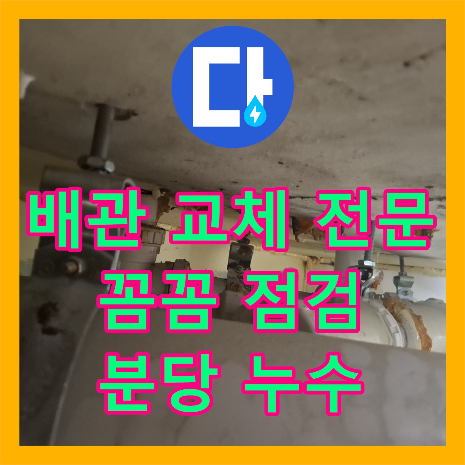 분당 누수설비업체: 낡은 배관, 완벽 교체와 꼼꼼한 점검으로 해결 - 봇들마을