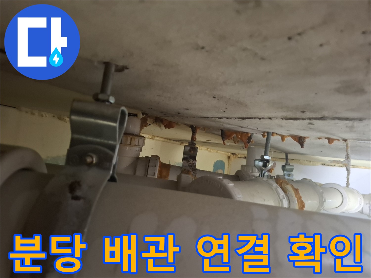 분당 봇들마을 아파트 누수 - 꼼꼼한 배관 연결 확인으로 완벽 시공