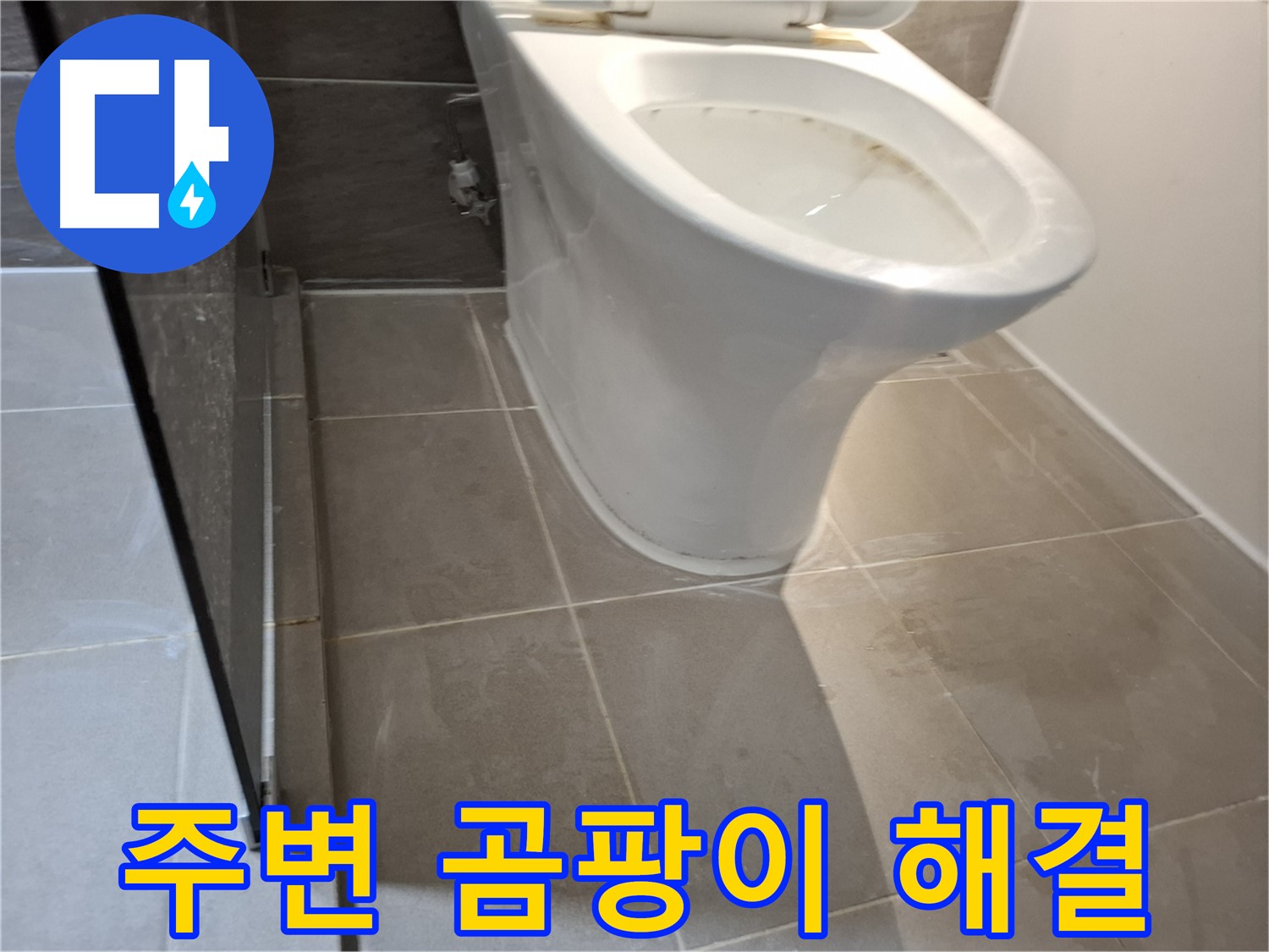 성남 삼평동 - 변기 주변 곰팡이, 누수 해결 전문가