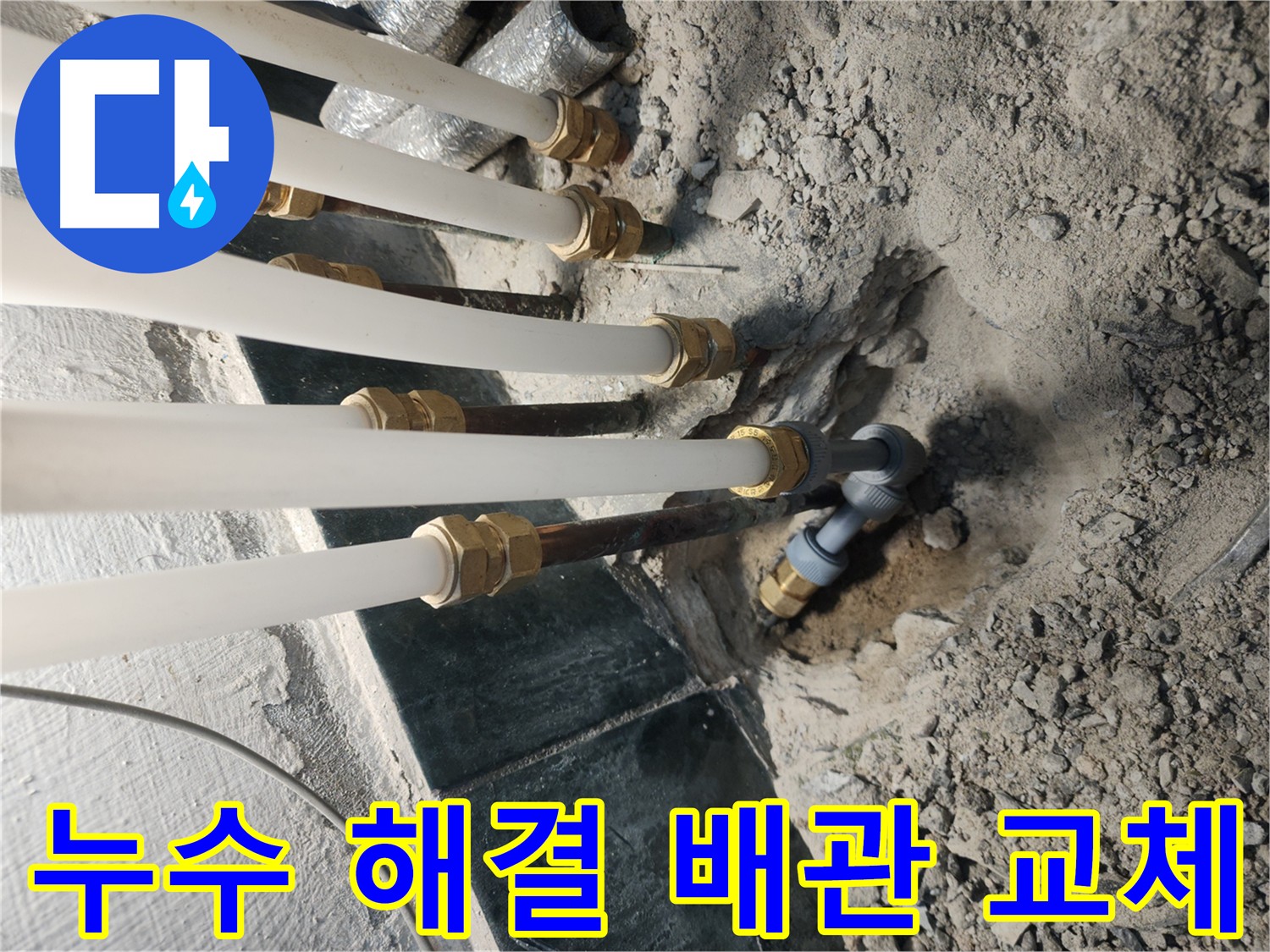 송파구 거여동 누수 원인 - 노후 배관 교체 및 주변 정리