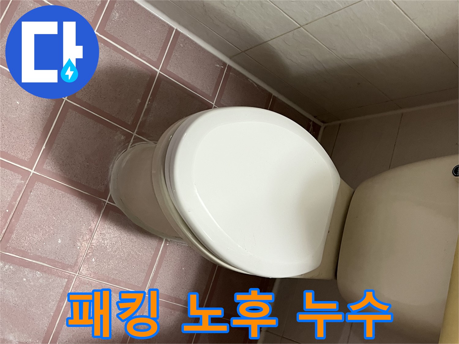 변기 누수 - 변기 물탱크 내부 고무 패킹 노후로 인한 누수 해결 - 독산동 형제맨션빌