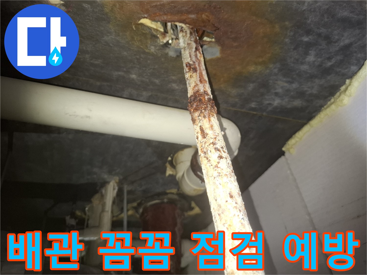 수원 신풍동에서 낡은 배관의 누수 위험을 점검하고 있습니다 - 꼼꼼한 점검으로 누수 가능성을 미리 진단합니다.