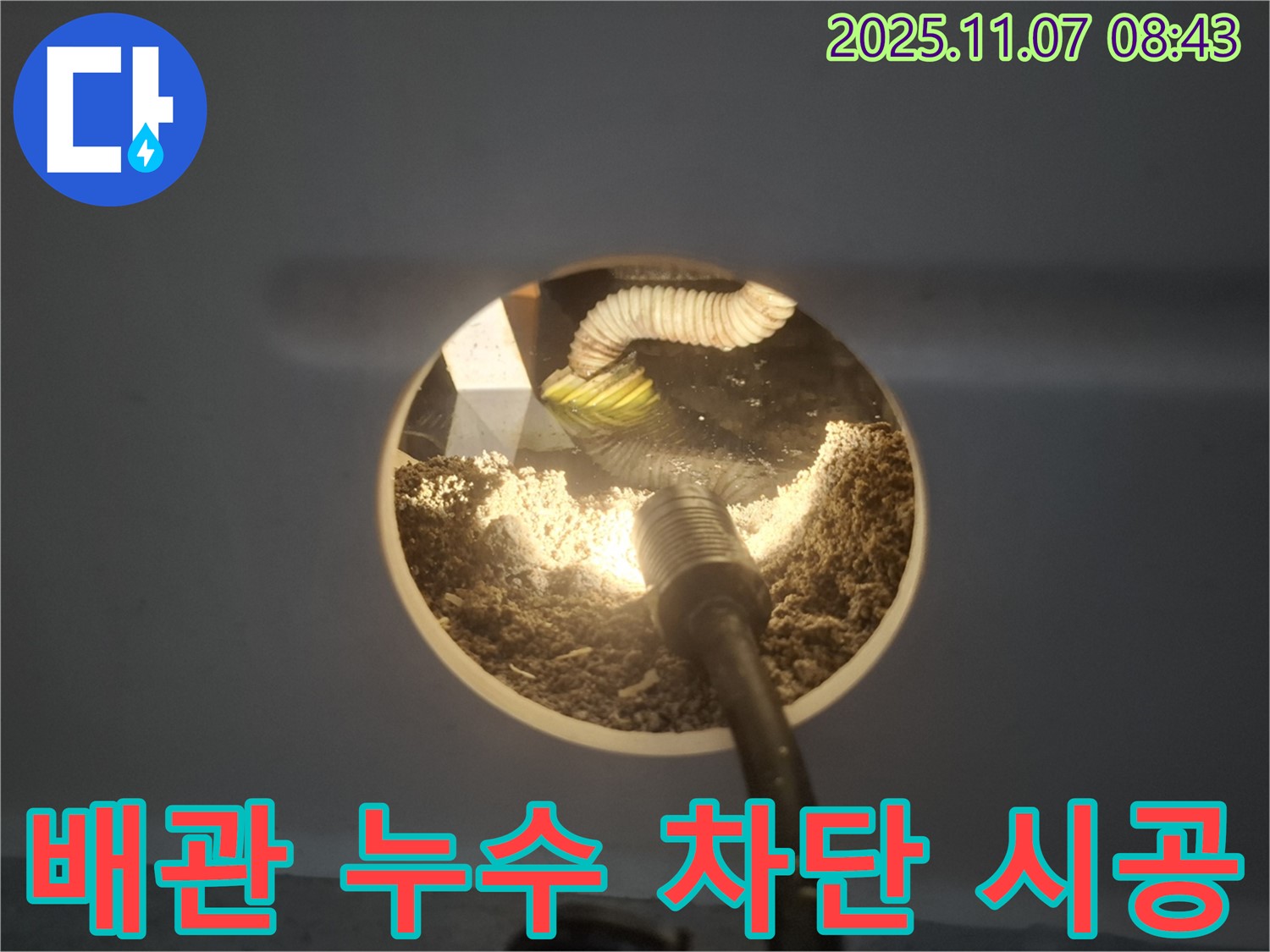 신풍동 천장 누수 - 배관 연결부 누수, 완벽 차단 시공으로 누수 걱정 없이 안심하세요.