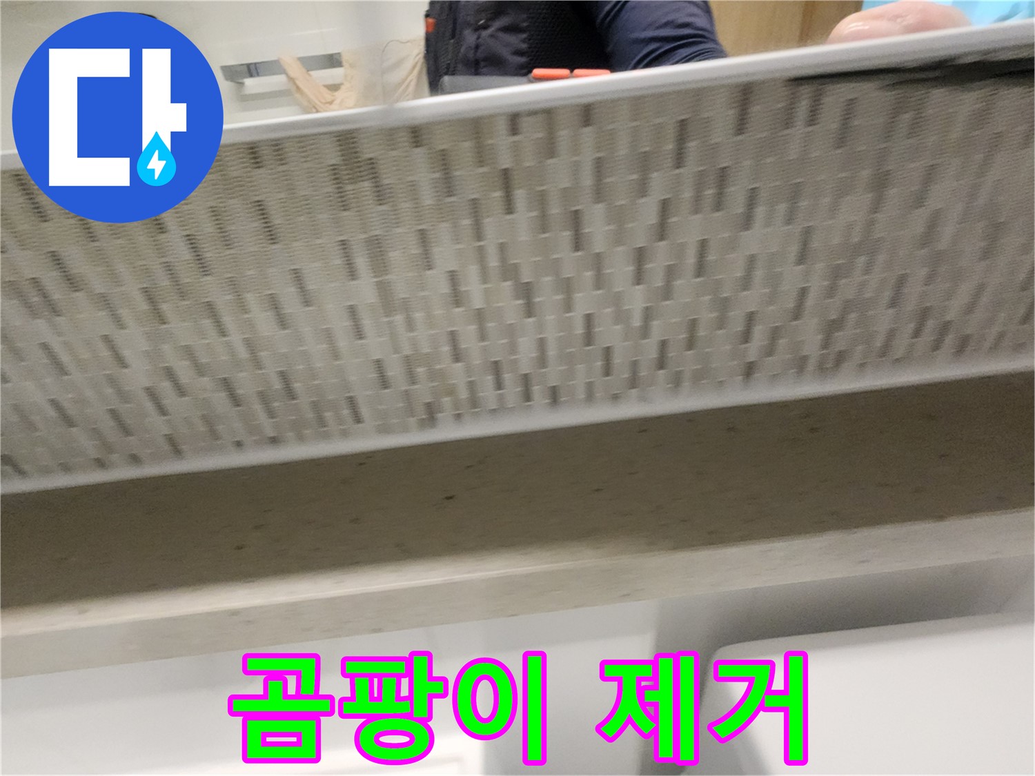 사우동 젠다이 아래 누수, 곰팡이 제거 및 방지 시공