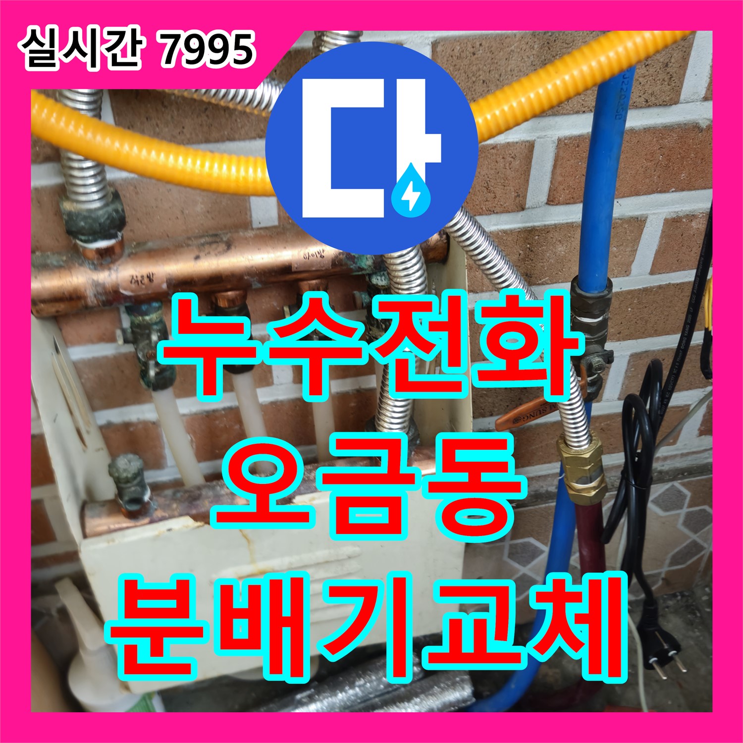 오금동 누수전화번호, 오래된 분배기 누수 문제 완벽 해결
