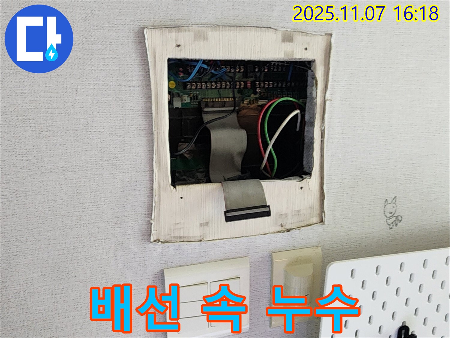 복잡한 통신 배선 속 누수 - 의정부 누수, 첨단 장비로 정확하게 찾아 해결!