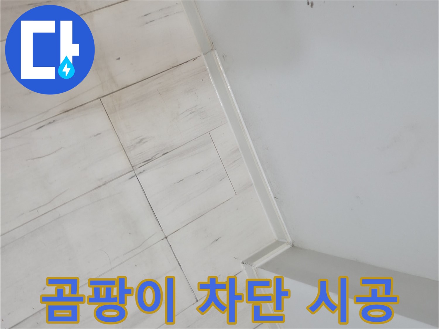 관악구 벽 모서리 곰팡이 누수 차단 시공