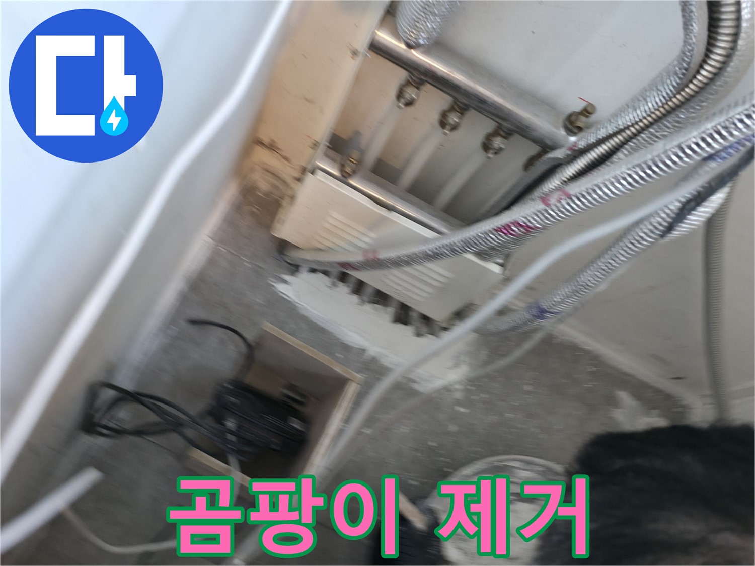 신림 하이츠빌라 분배기 - 주변 곰팡이 깨끗하게 제거